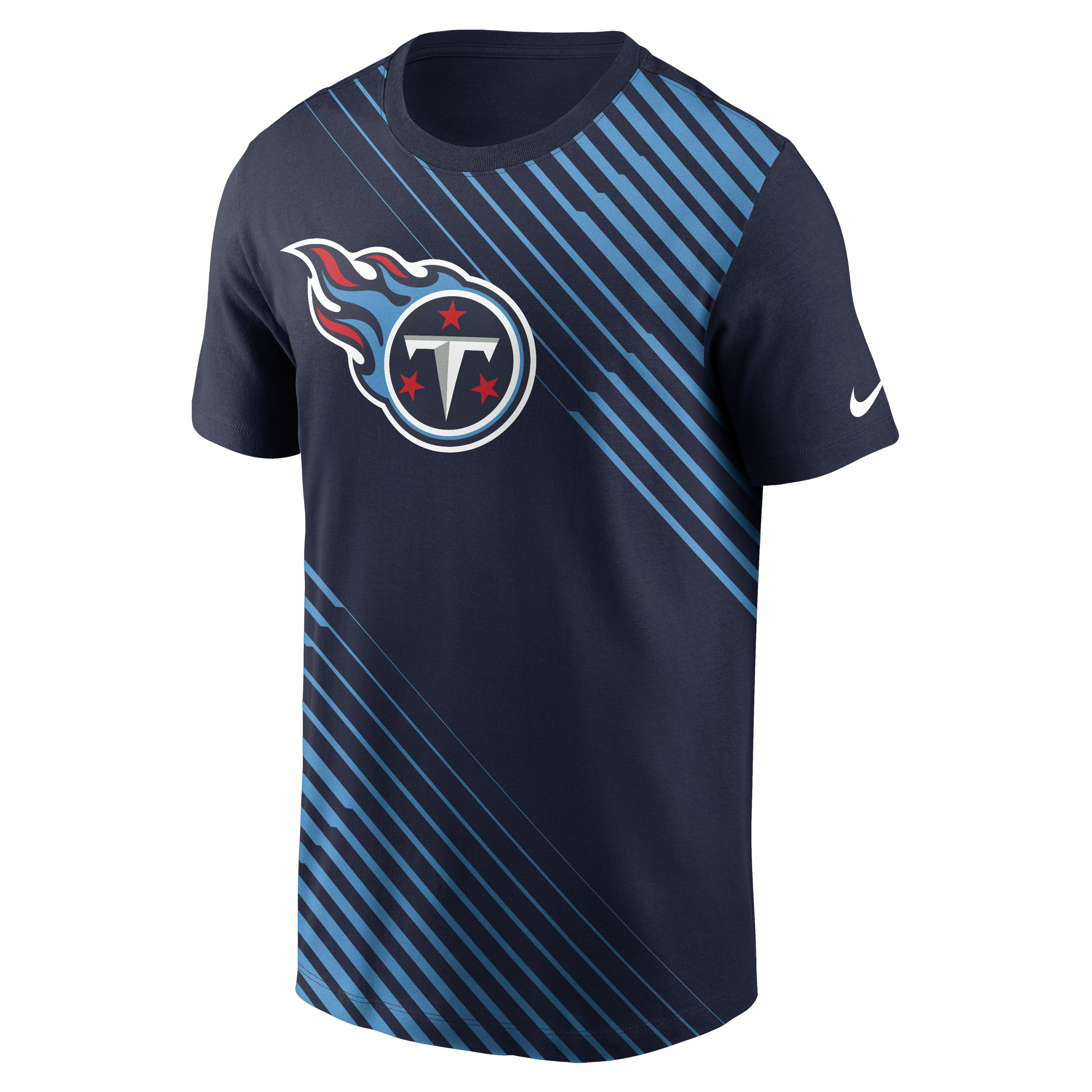 Nike Men's Tennessee Titans NFL Yardline Short Sleeve Tee - NAVY Thumbnail View 1