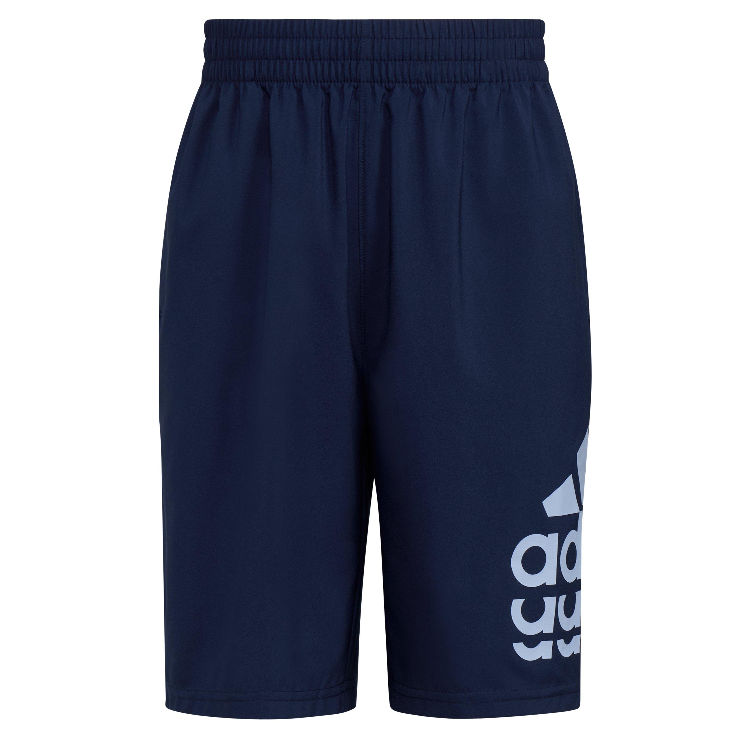 adidas Big Boys' Essential Woven Shorts - NAVY Thumbnail View 1