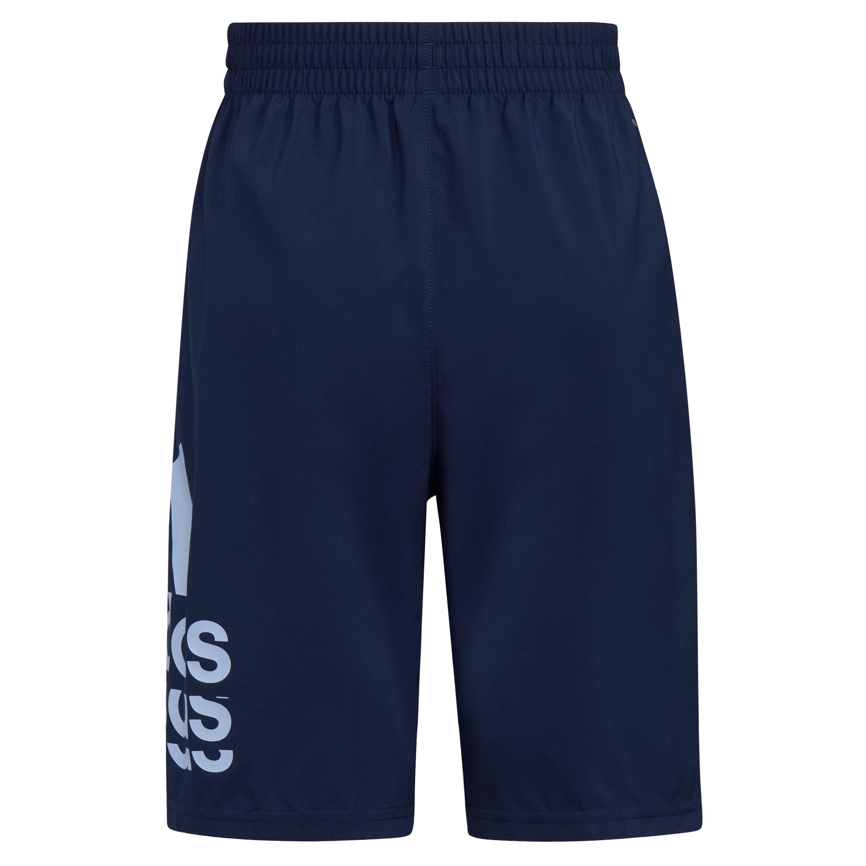 adidas Big Boys' Essential Woven Shorts - NAVY Thumbnail View 2