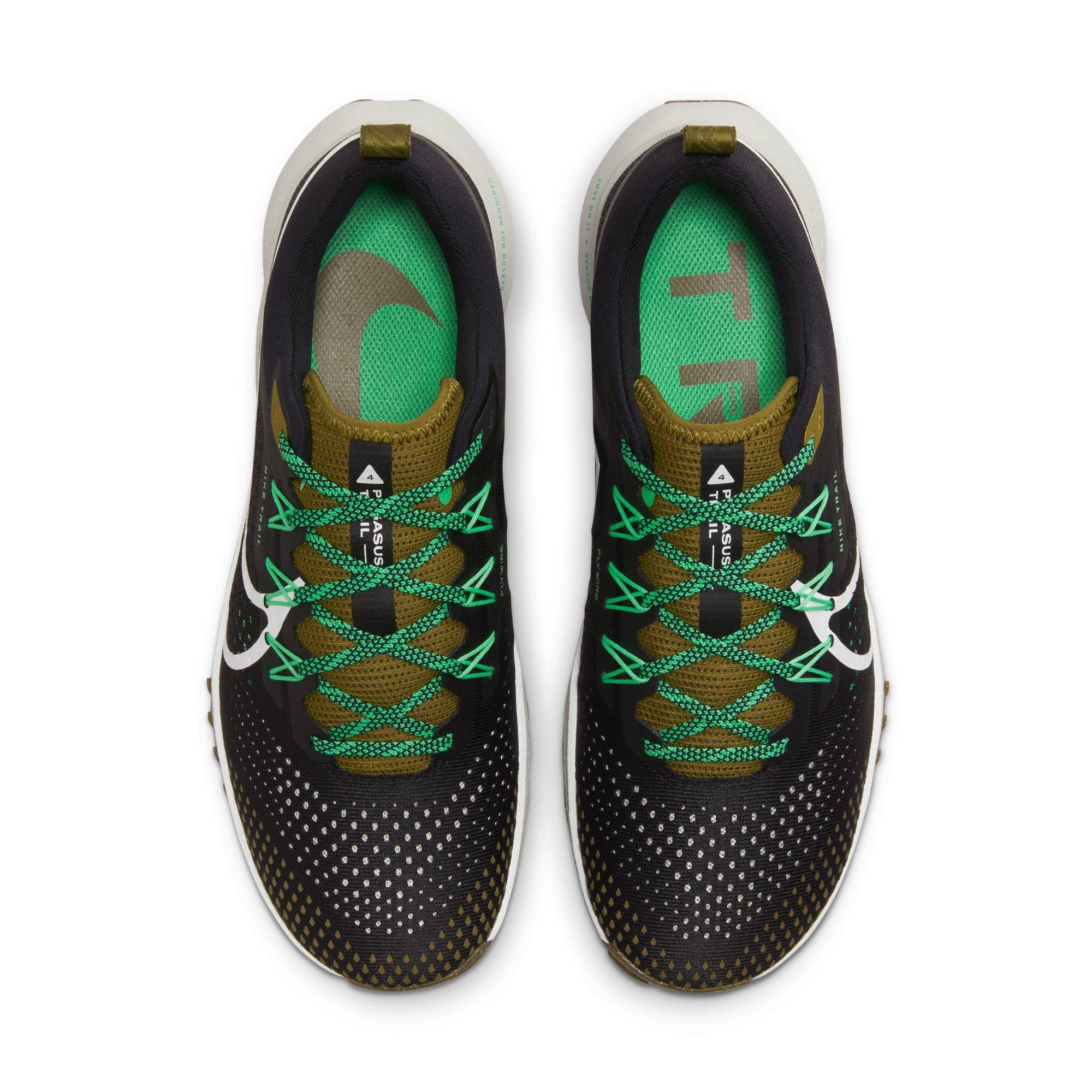 Nike Pegasus Trail 4 "Black/White-Olive Men's Trail Running Shoe