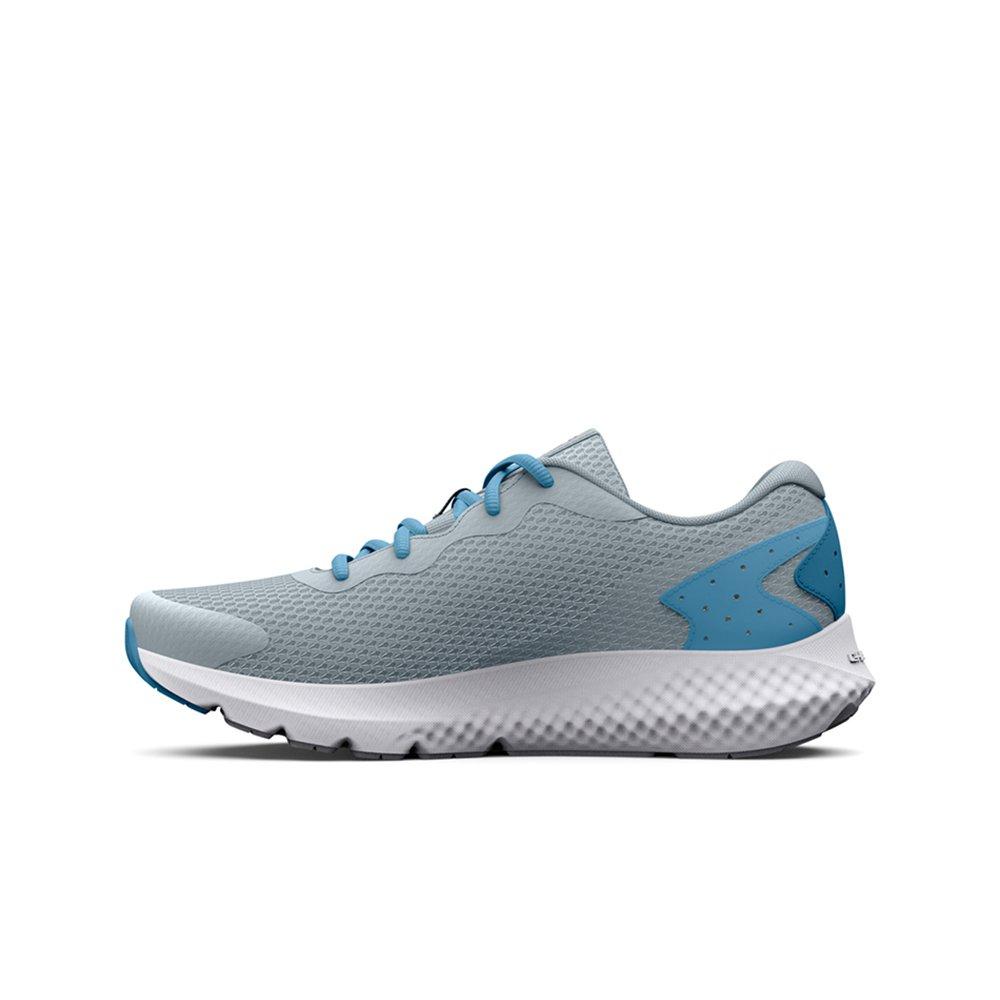 Under Armour Charged Rogue 3 "Lt Blue/White" Grade School Girls' Running Shoe - LT BLUE/WHITE Thumbnail View 2