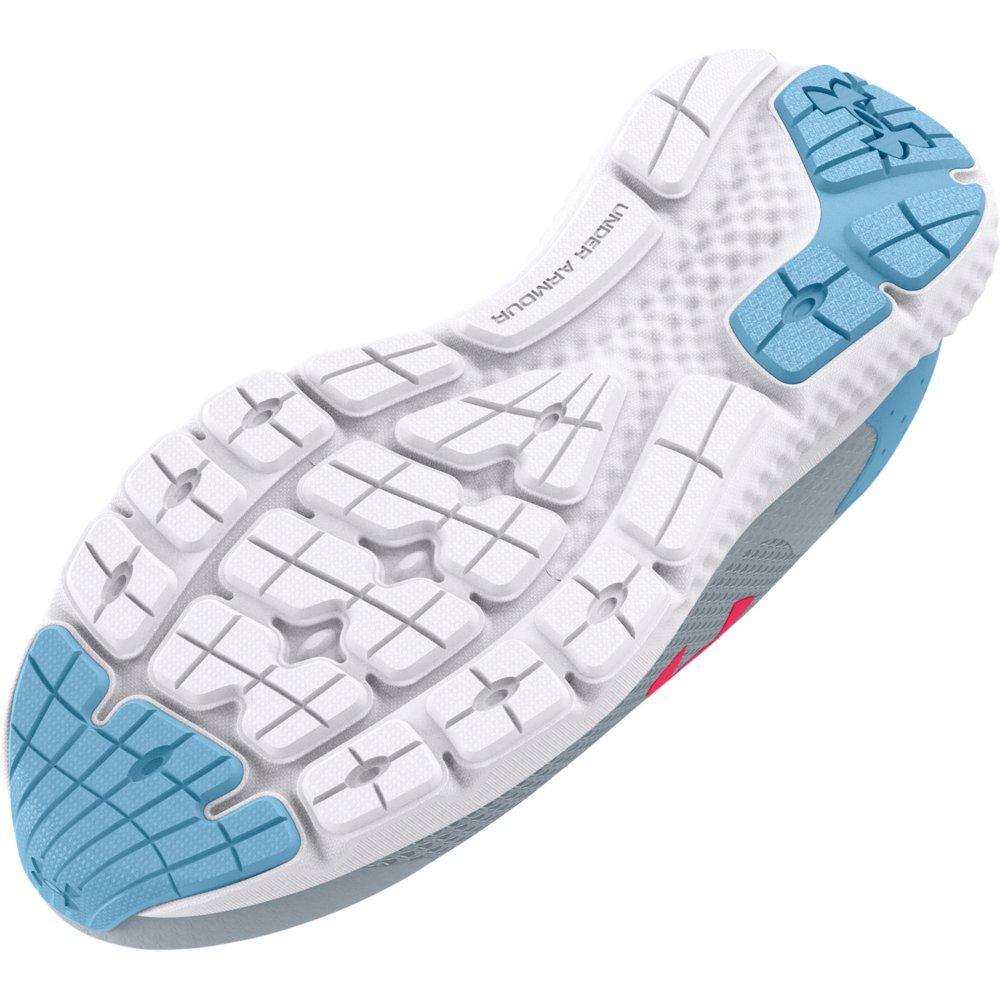 Under Armour Charged Rogue 3 "Lt Blue/White" Grade School Girls' Running Shoe - LT BLUE/WHITE Thumbnail View 4