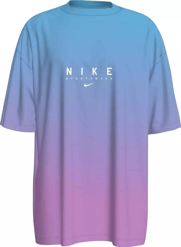 Nike Women's Sportswear Essential Aura Tee - BLUE
