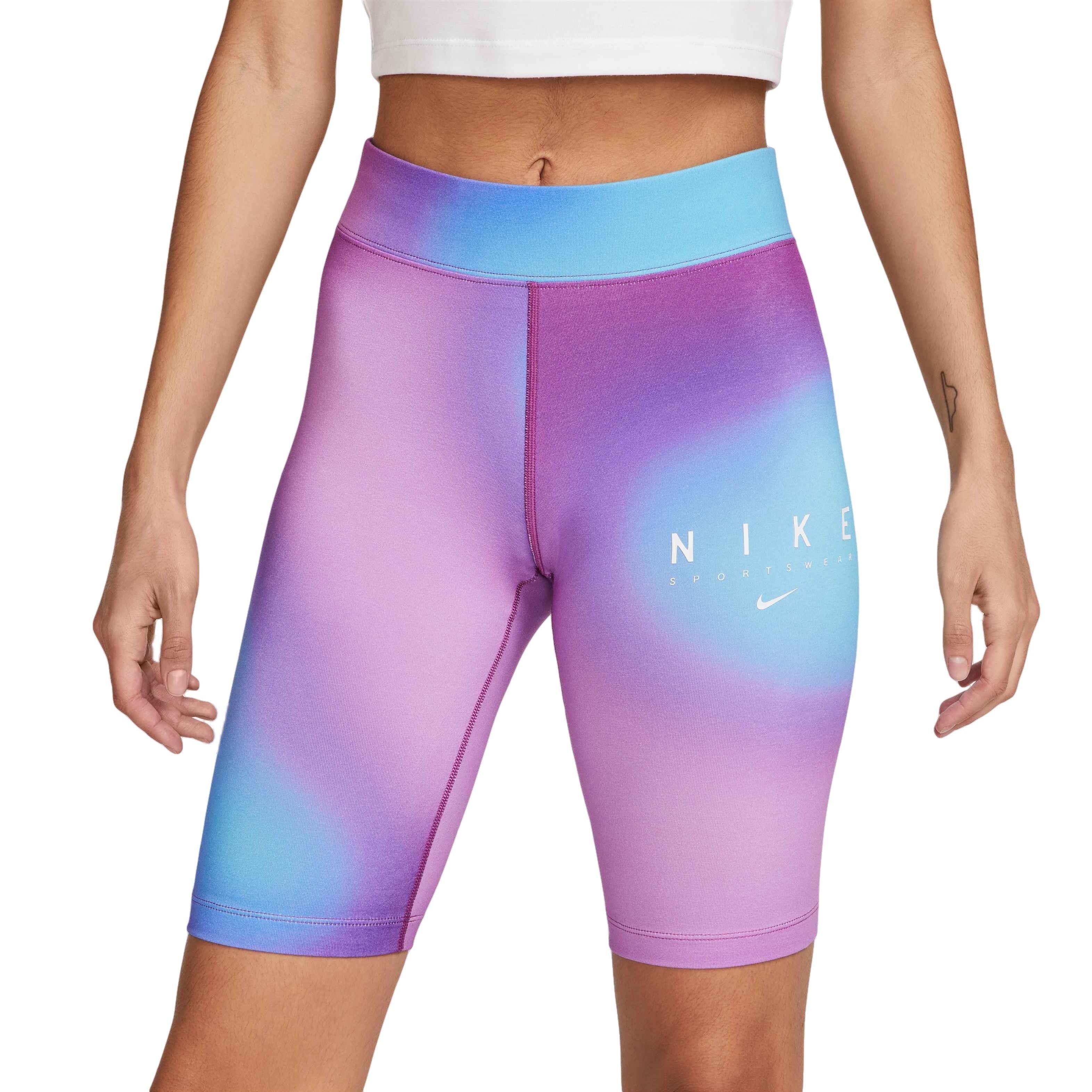 Nike Women's Sportswear Club Gel Aura Max Bike Shorts - MULTI-COLOR Thumbnail View 1