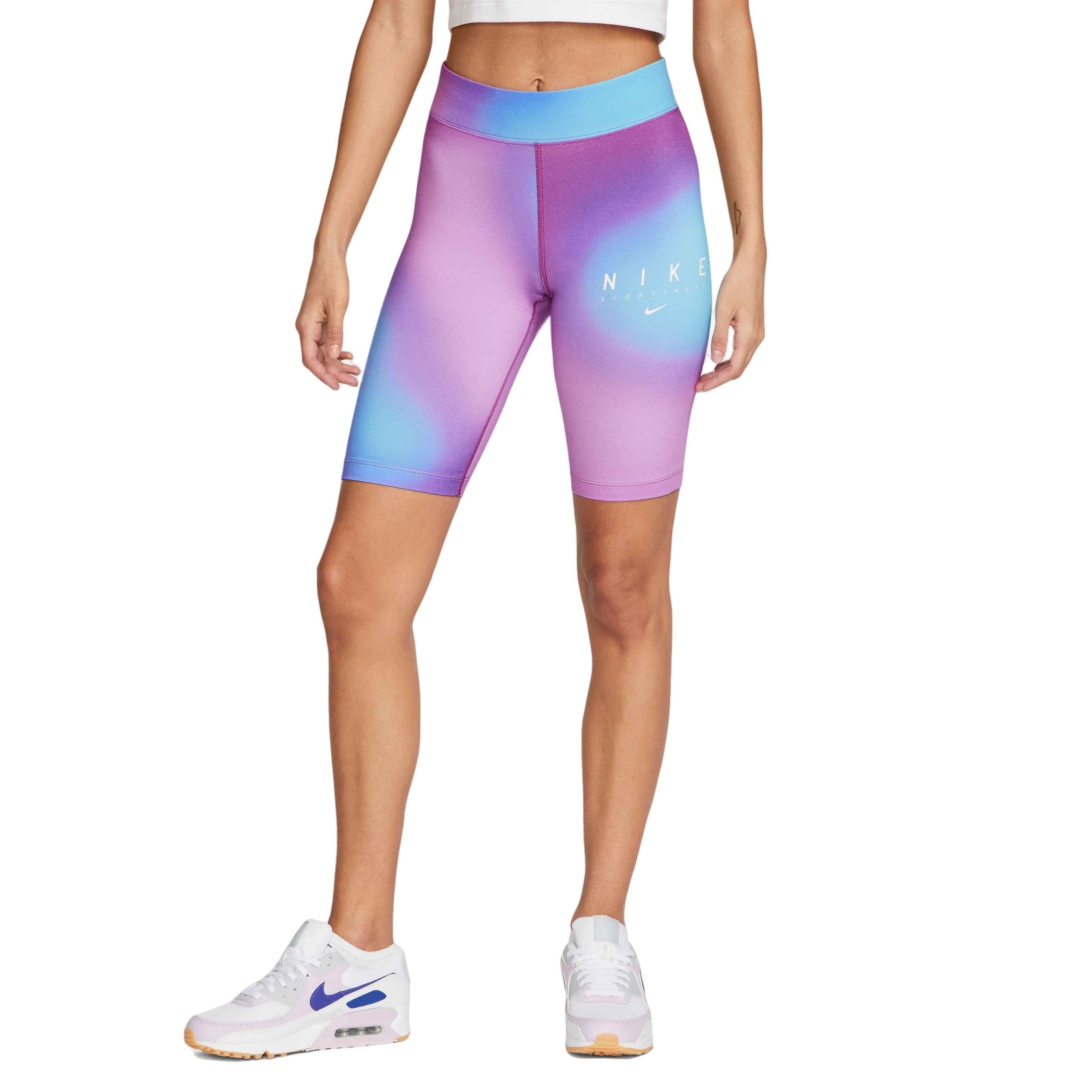 Nike Women's Sportswear Club Gel Aura Max Bike Shorts - MULTI-COLOR Thumbnail View 3