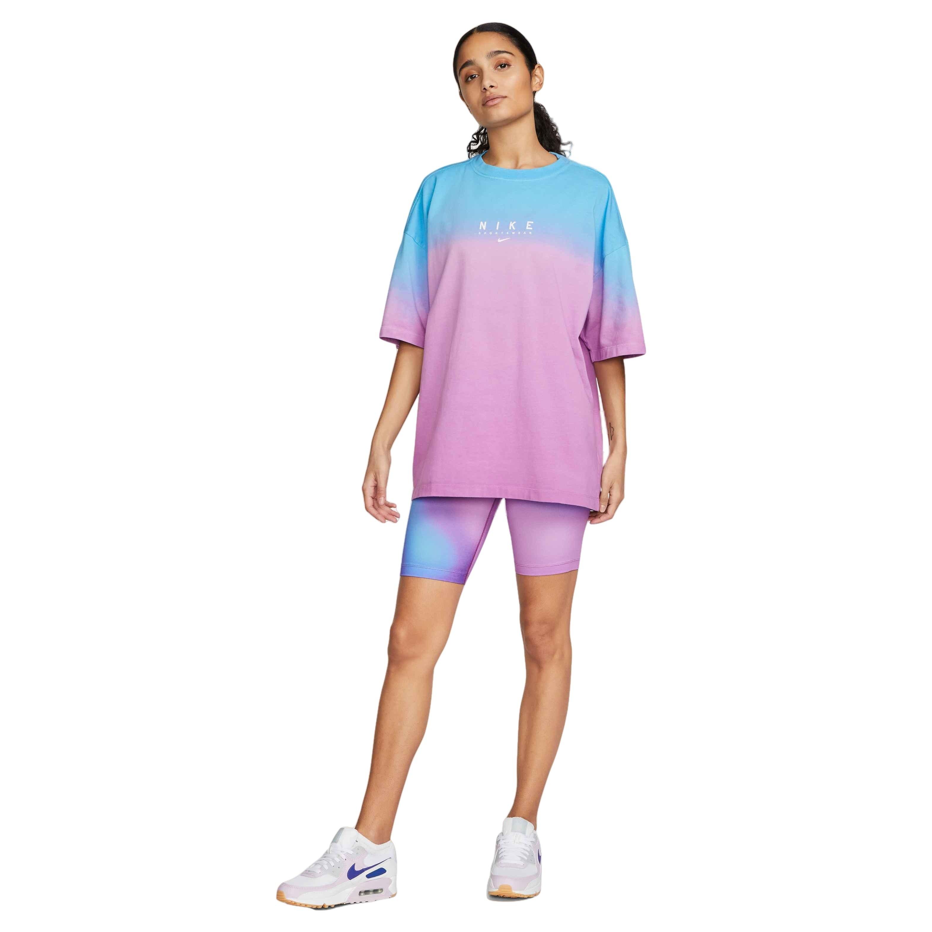 Nike Women's Sportswear Club Gel Aura Max Bike Shorts - MULTI-COLOR Thumbnail View 6