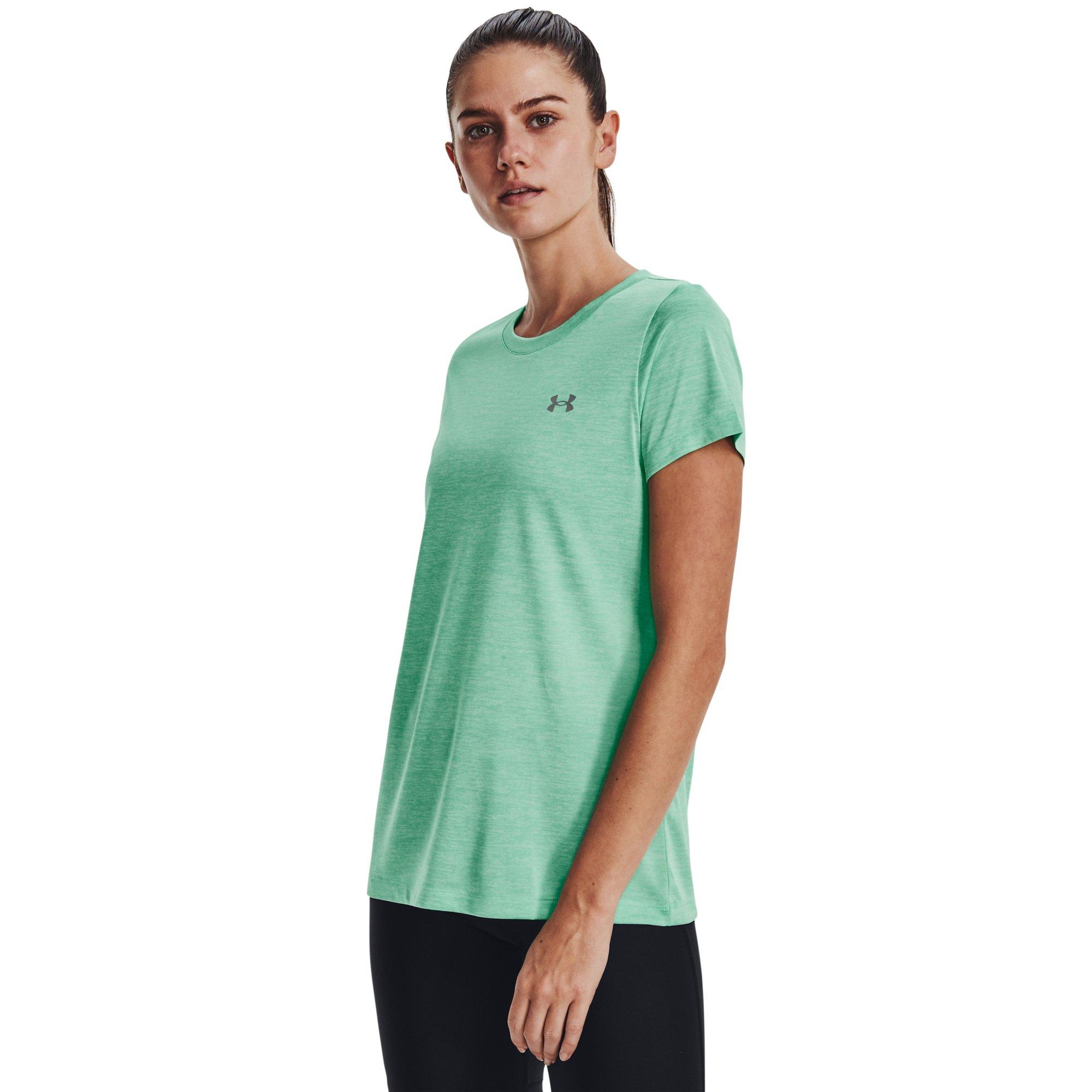Under Armour Women's Tech Twist Tee-Green - GREEN Thumbnail View 1