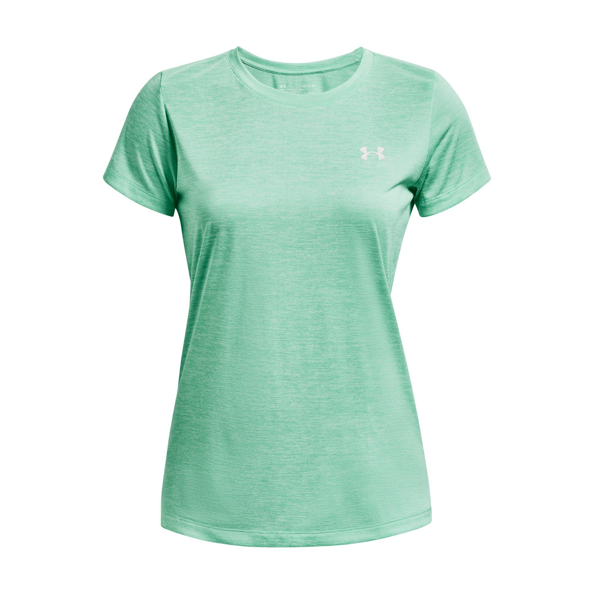 Under Armour Women's Tech Twist Tee-Green - GREEN Thumbnail View 5