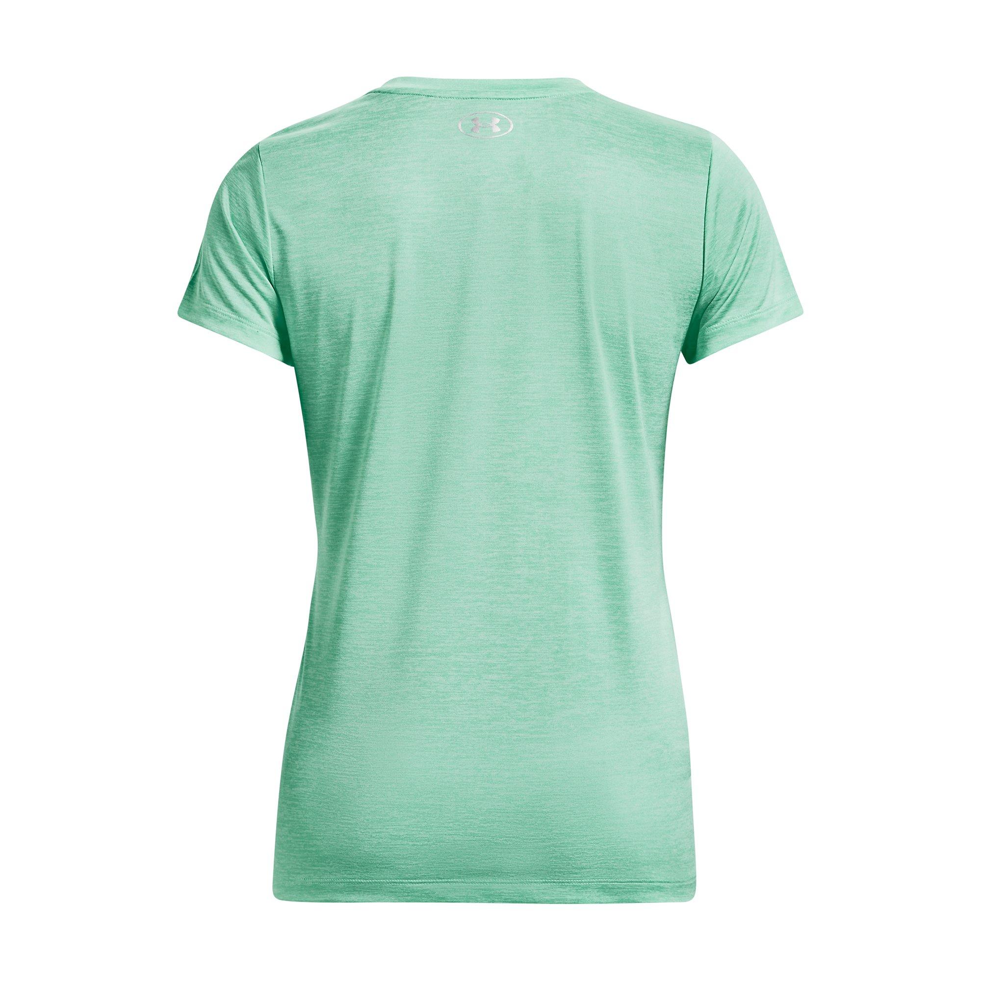 Under Armour Women's Tech Twist Tee-Green - GREEN Thumbnail View 6