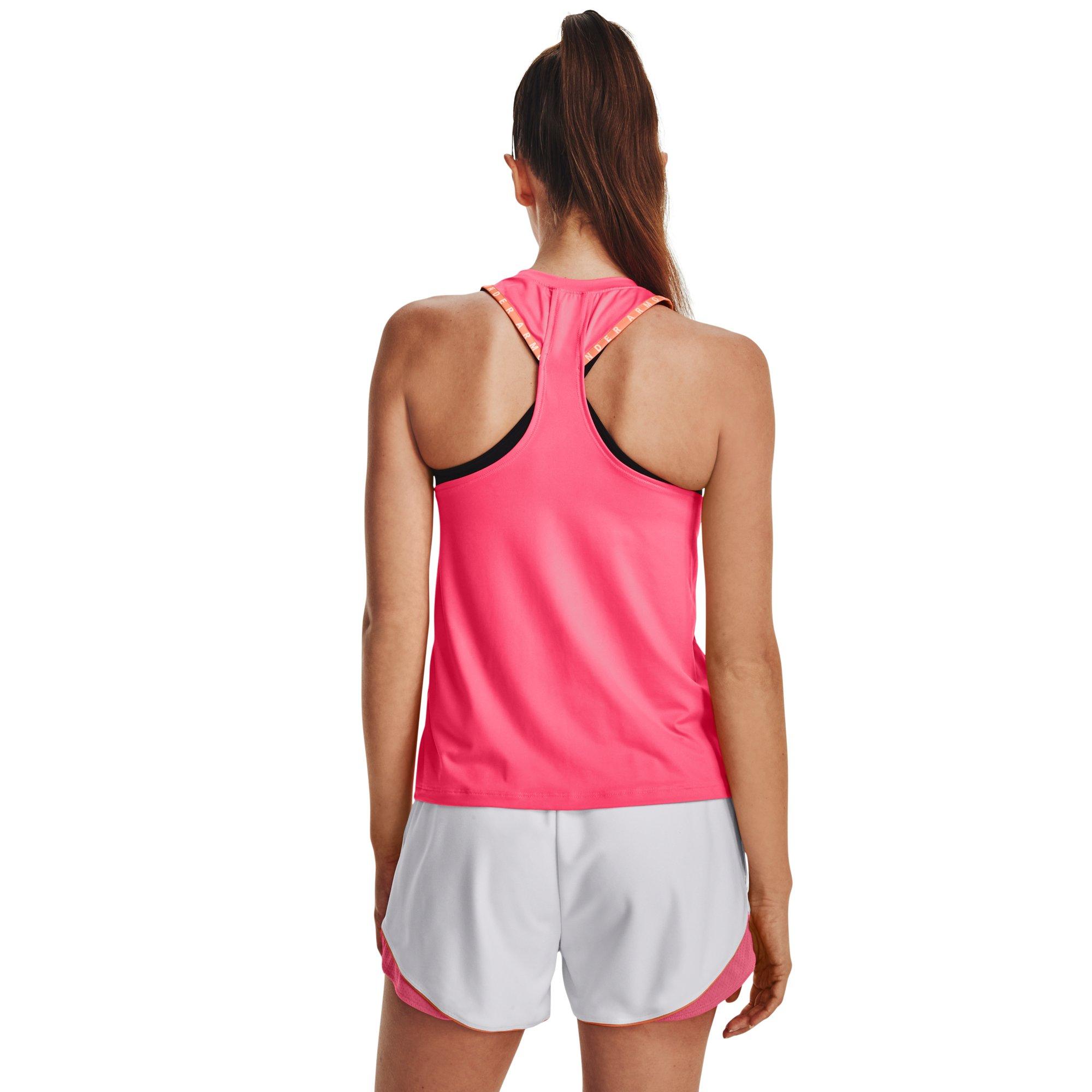 Under Armour Women's Knockout Tank Top-Pink - PINK Thumbnail View 2