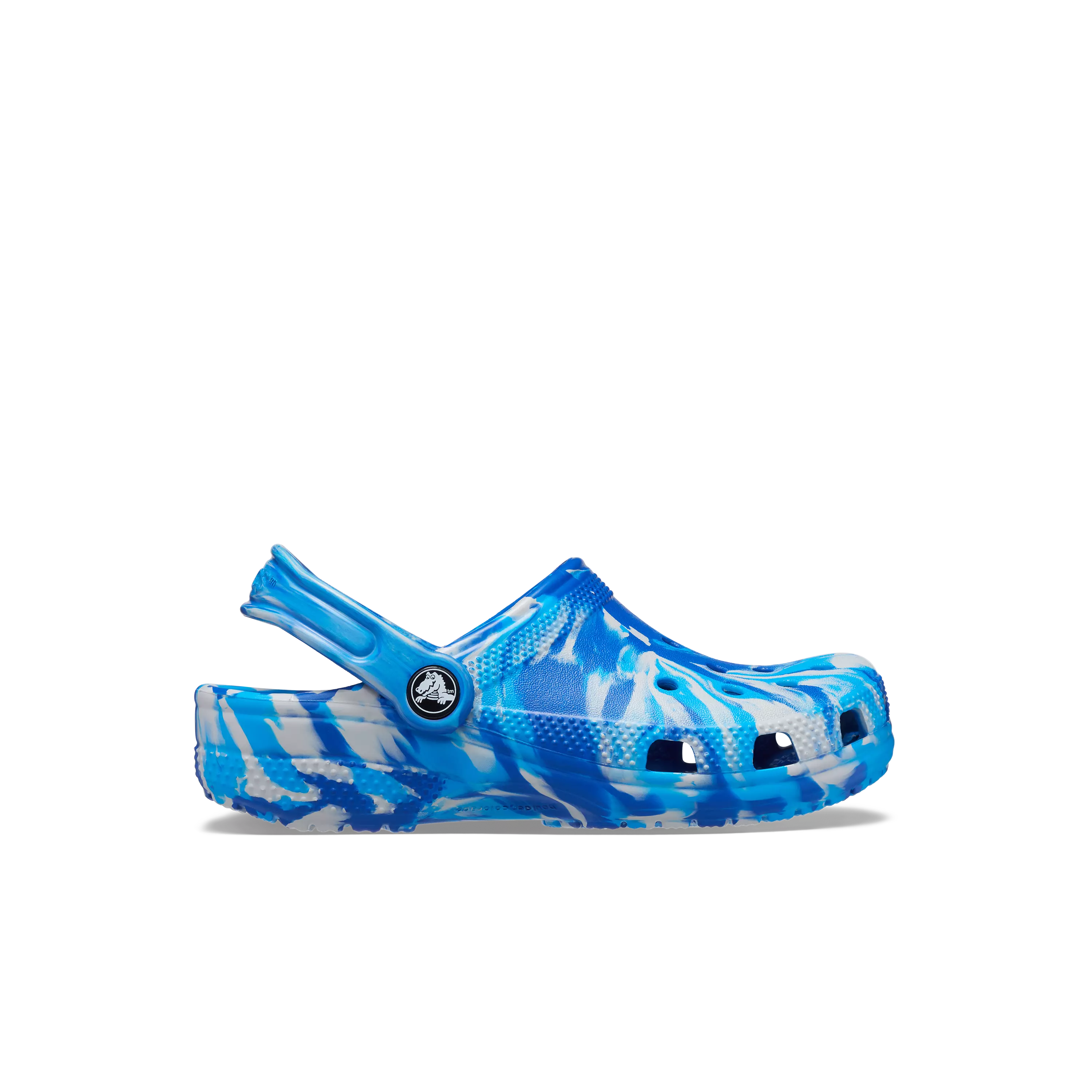 Crocs Classic Marbled "Blue/White" Preschool Boys' Clog - BLUE/WHITE
