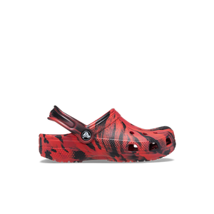 Crocs Classic Marbled "Red/Black" Preschool Boys' Clog