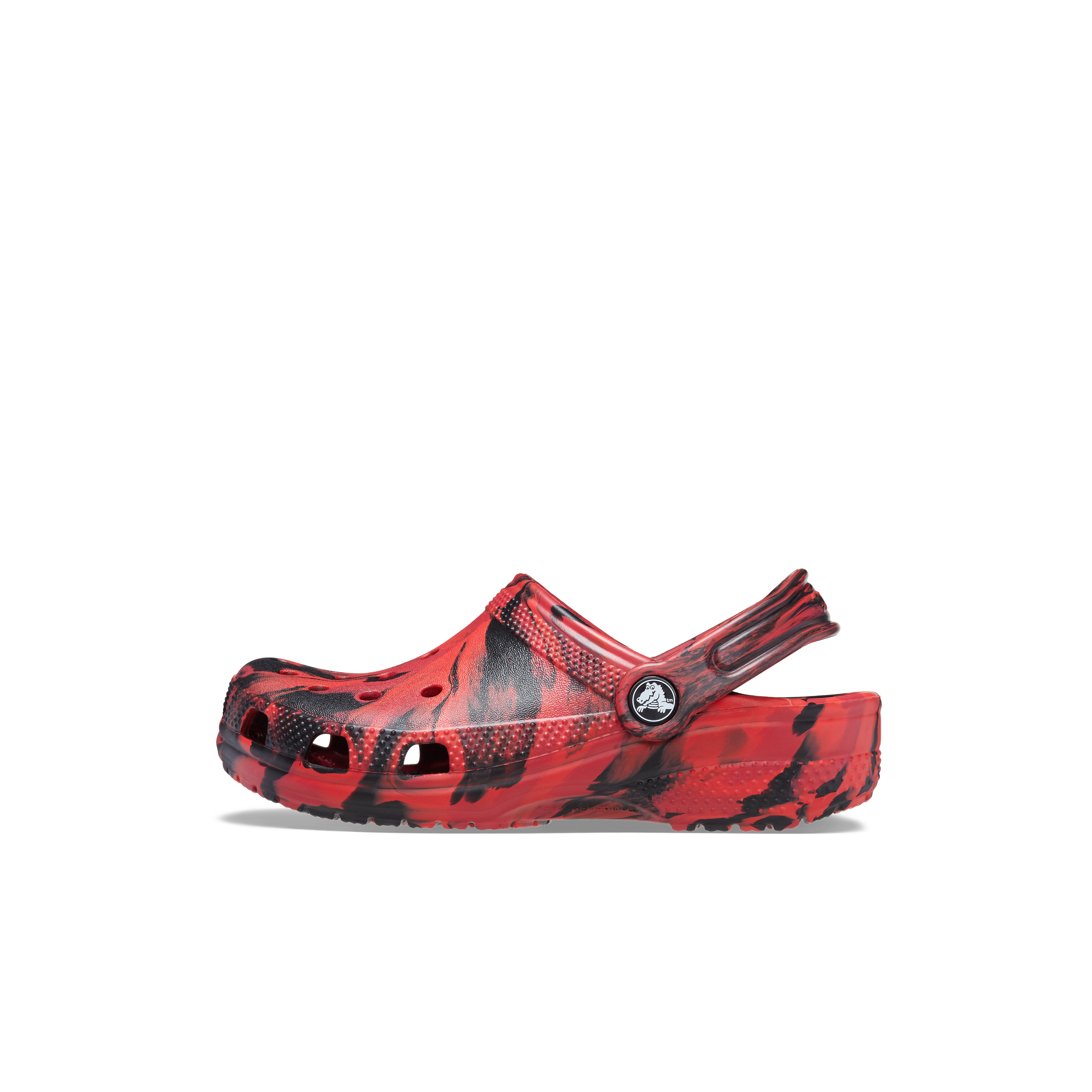 Crocs Classic Marbled "Red/Black" Toddler Boys' Clog
