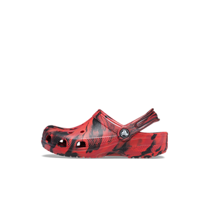 Crocs Classic Marbled "Red/Black" Toddler Boys' Clog