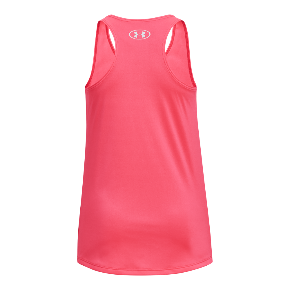 Under Armour Tech Big Logo Big Girls' Pink Tank