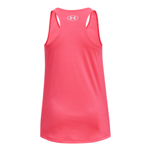 Under Armour Big Girls' Tech Big Logo Tank-Pink