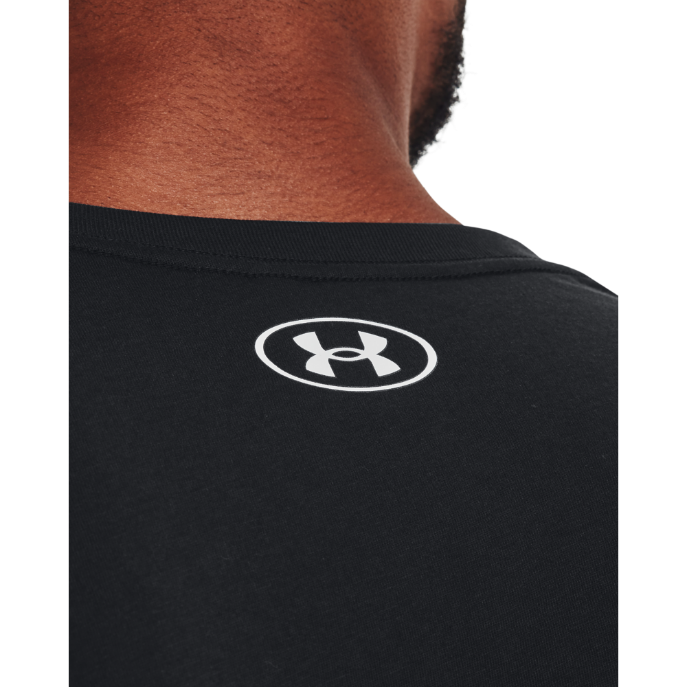 Under Armour Men's Vintage Script Tee-Black - BLACK Thumbnail View 3