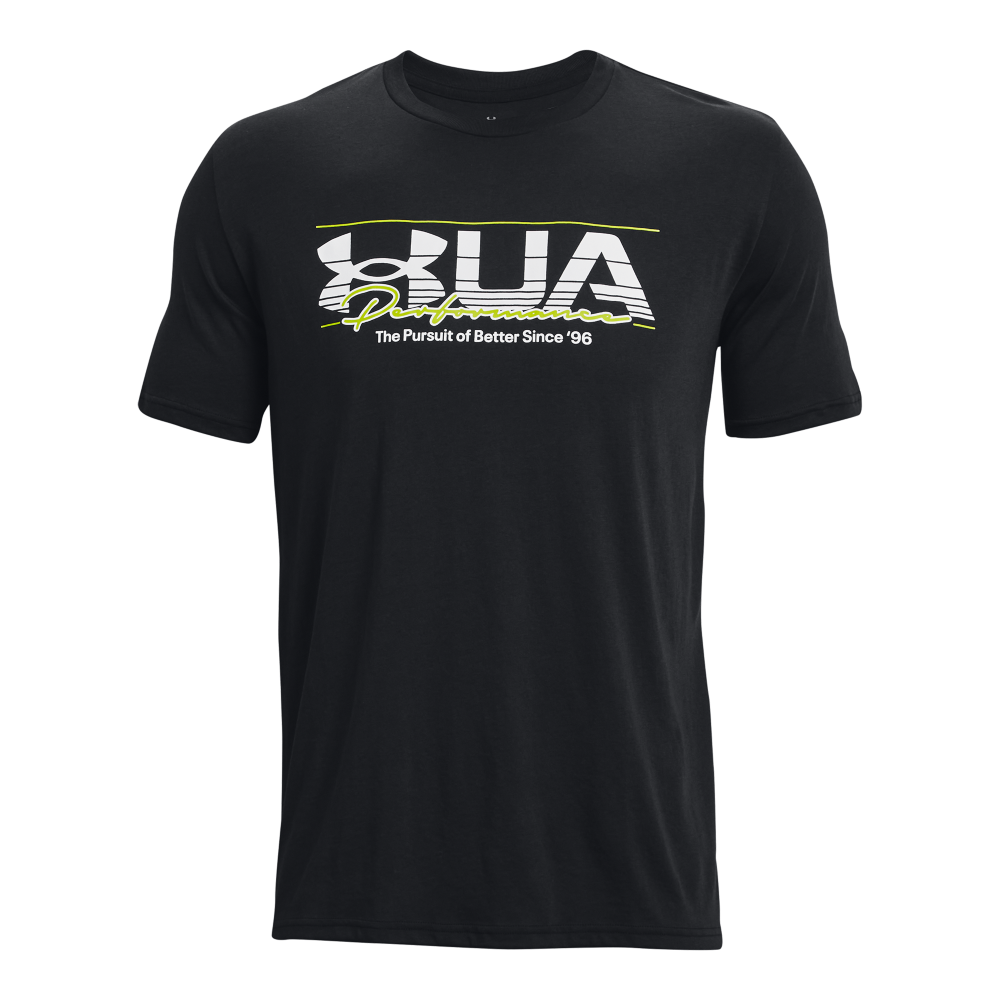 Under Armour Men's Vintage Script Tee-Black - BLACK Thumbnail View 5