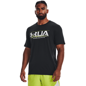 Under Armour Men's Vintage Script Tee-Black