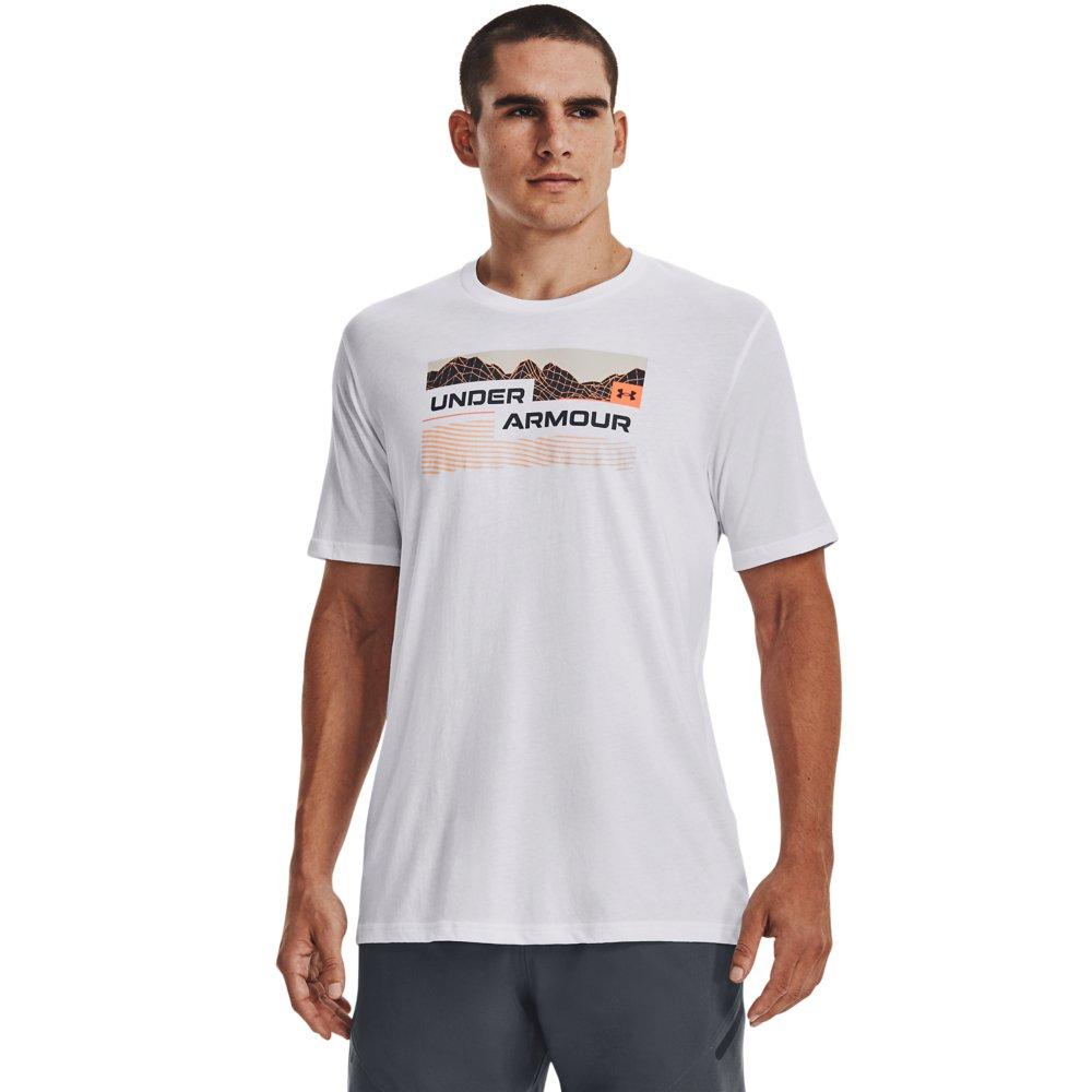 Under Armour Men's Mountain to Sea Tee - WHITE Thumbnail View 1