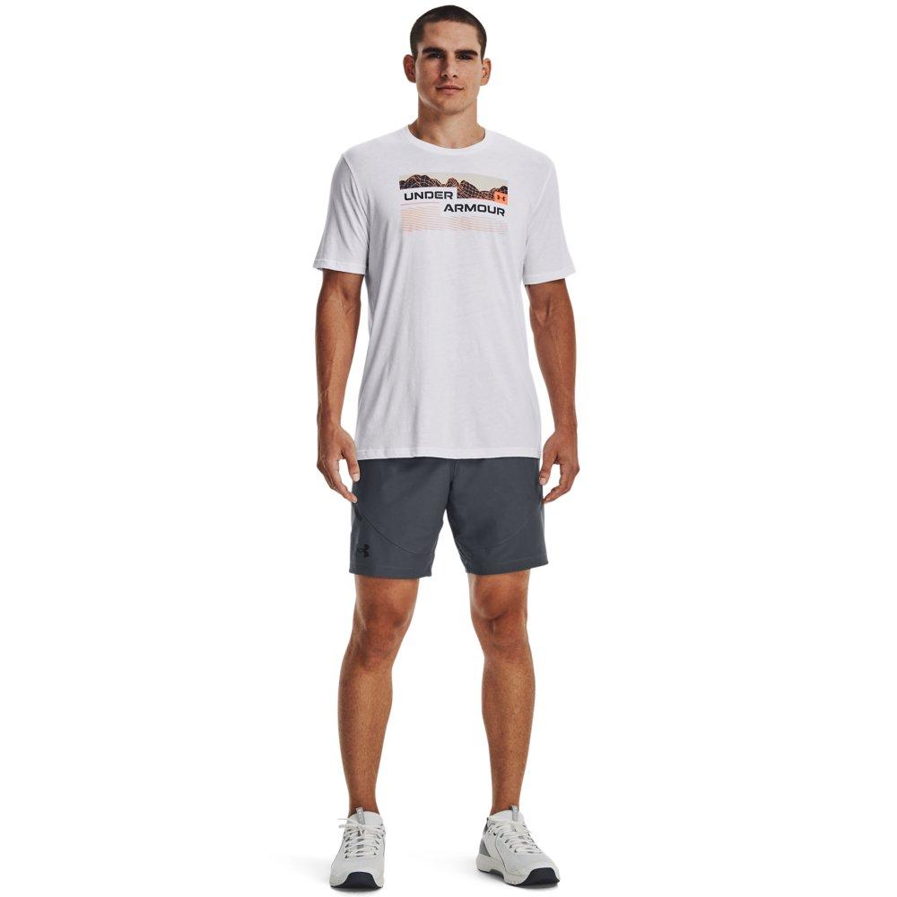 Under Armour Men's Mountain to Sea Tee - WHITE Thumbnail View 4