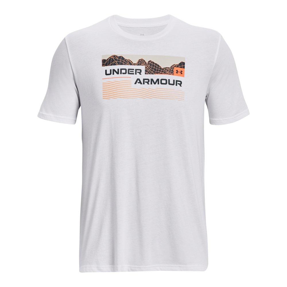 Under Armour Men's Mountain to Sea Tee - WHITE Thumbnail View 5