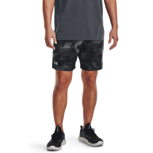 Under Armour Men's Vanish All Over Print 6" Woven Shorts-Black