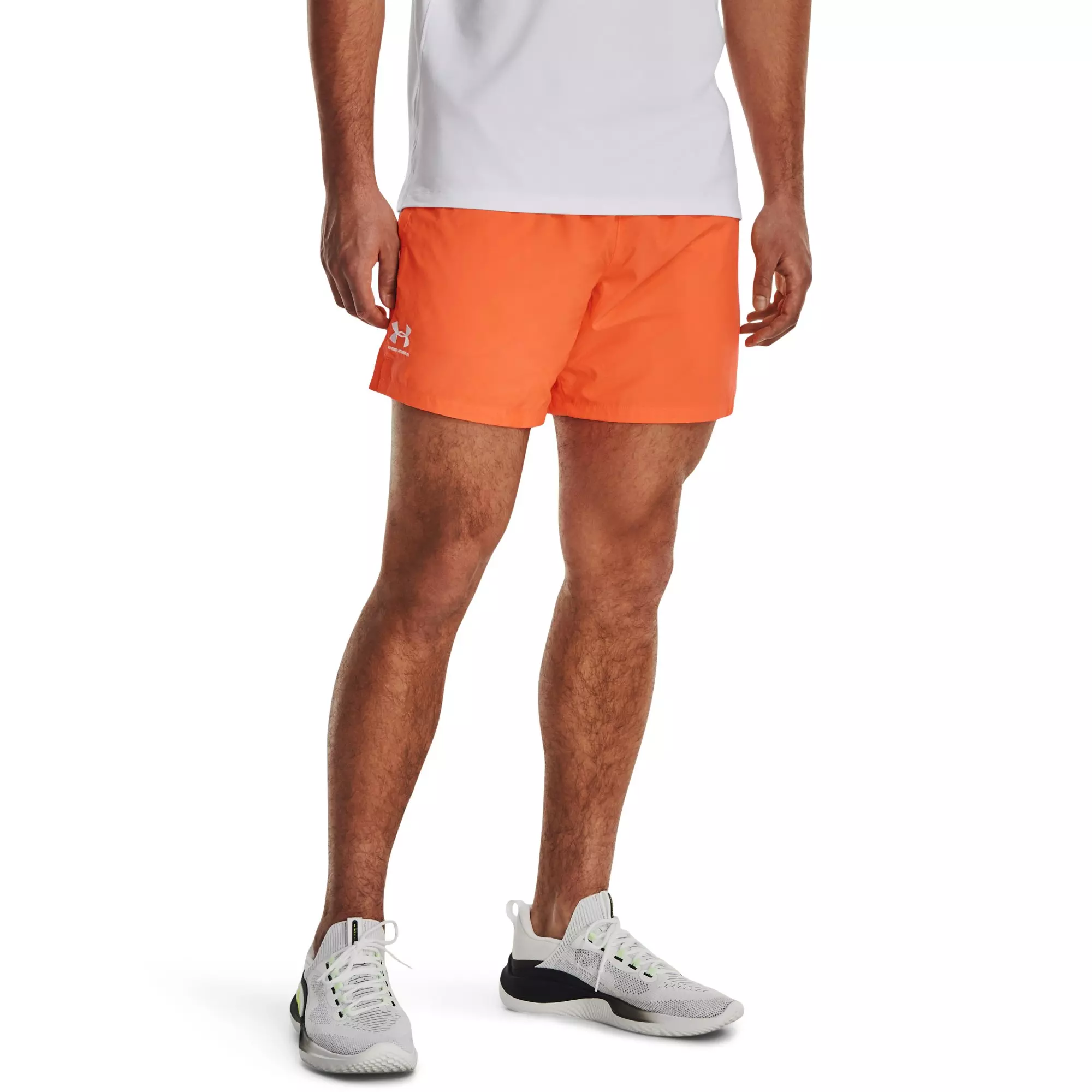 Under Armour Men's Woven Volley Shorts - Orange Blast - XL Each