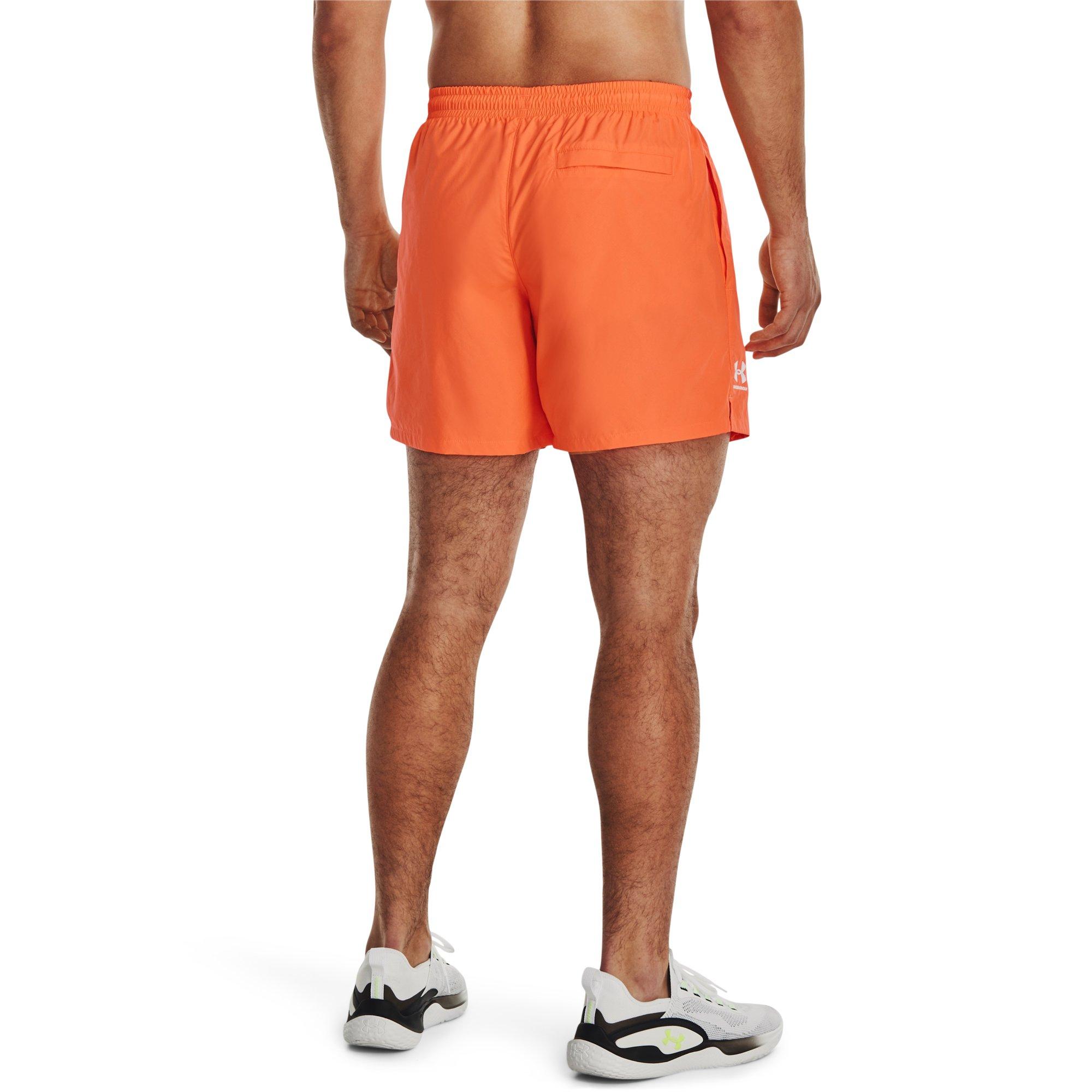 Under Armour Men's Woven Volley Shorts - Orange - ORANGE Thumbnail View 2