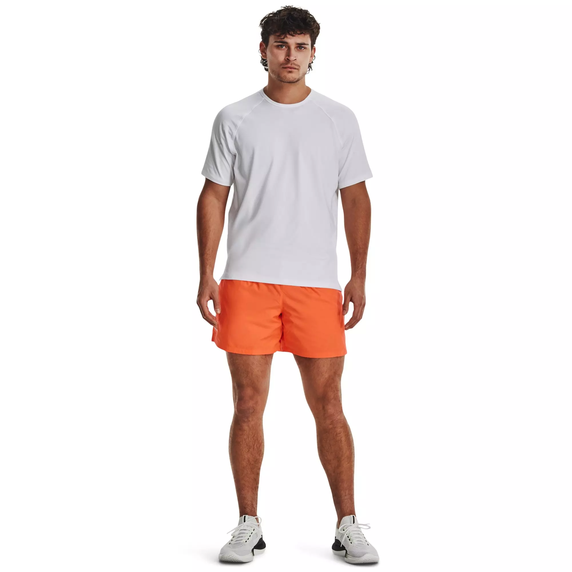 Under Armour Men's Woven Volley Shorts - Orange - ORANGE