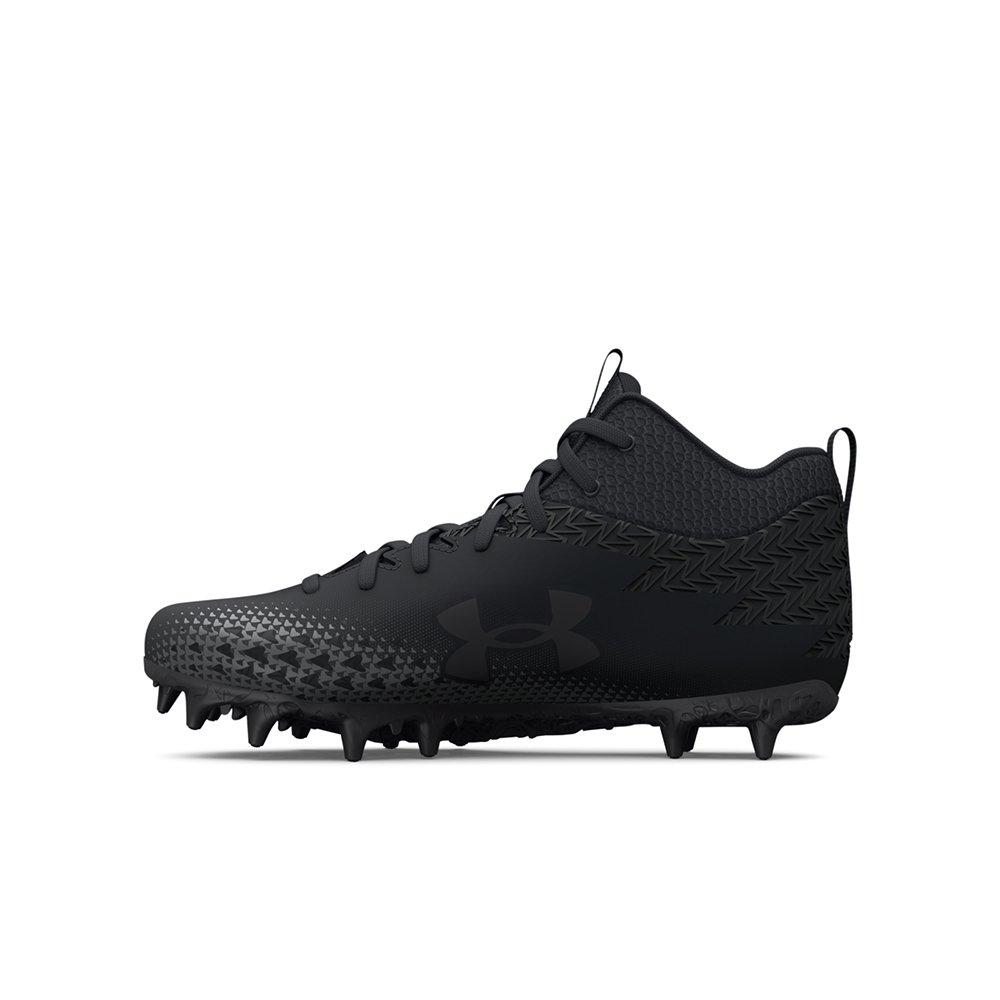 Under Armour Spotlight Select 3  Grade School Boys' "Black/Silver" Football Cleat