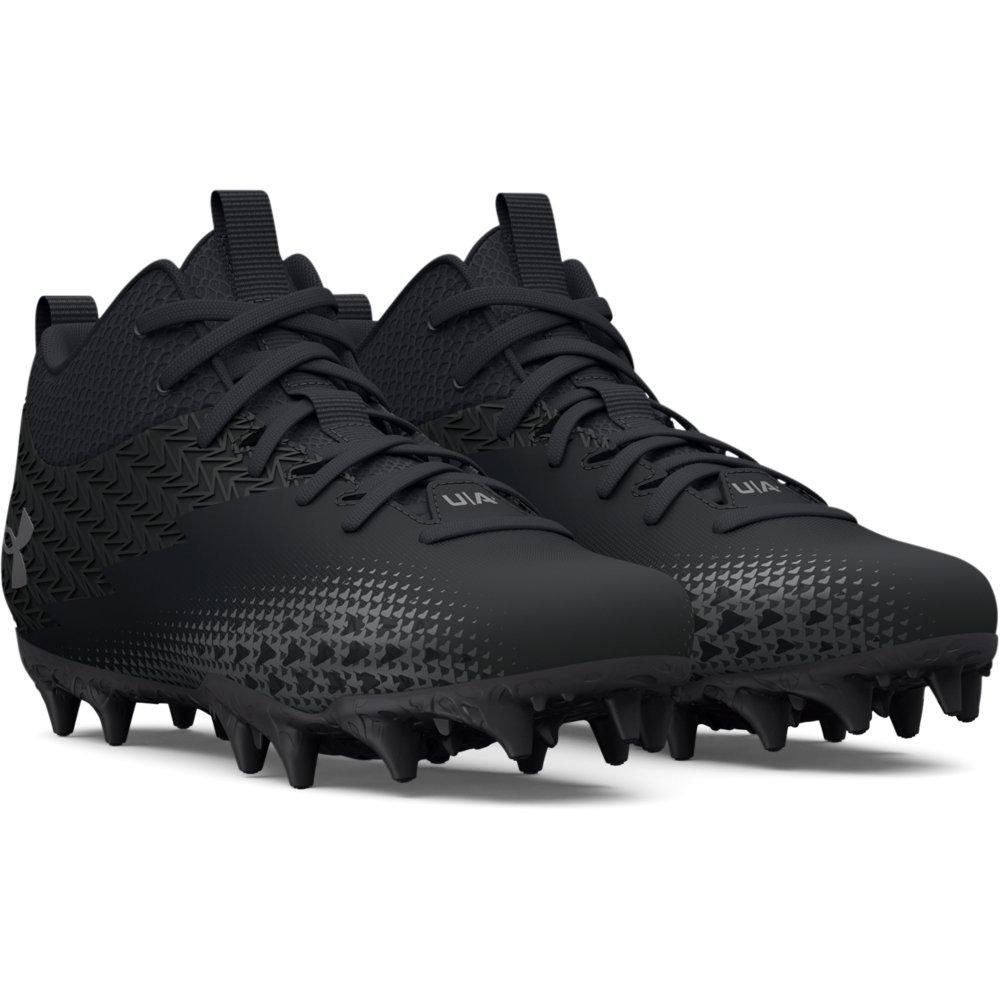 Under Armour Spotlight Select 3  Grade School Boys' "Black/Silver" Football Cleat
