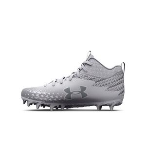 Under Armour Jr. Spotlight Select 3 "White/Silver" Grade School Boys' Football Cleat