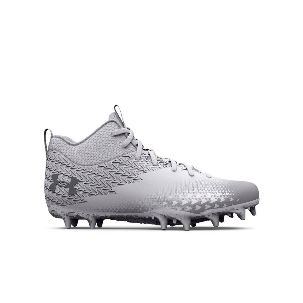 UNDER ARMOUR Spotlight‎ Select MC Molded Football Cleats Mens 13 White Silver UNDER ARMOUR Spotlight Select MC Molded Football Cleats Mens  main image 3