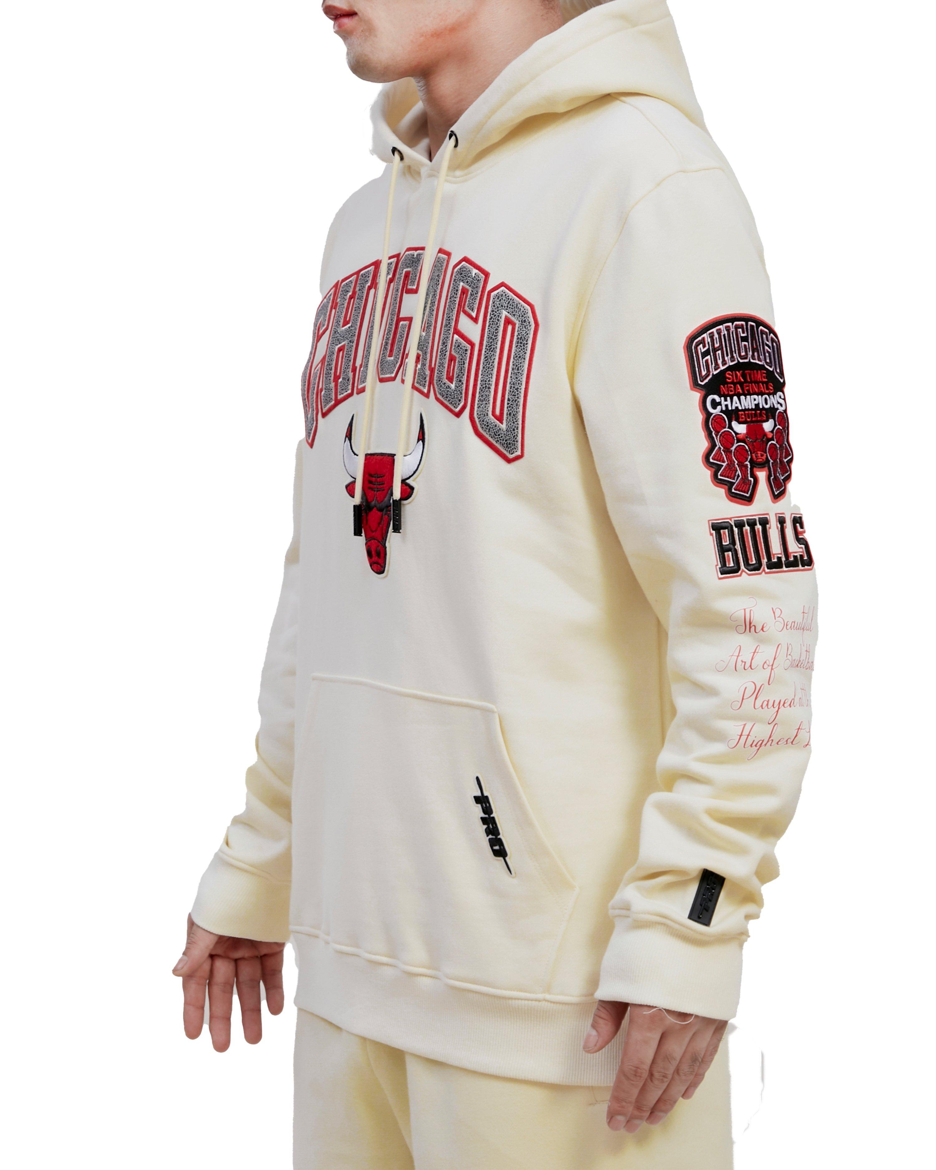 Chicago Bulls Mitchell & Ness Six Rings Pullover Hoodie - Black