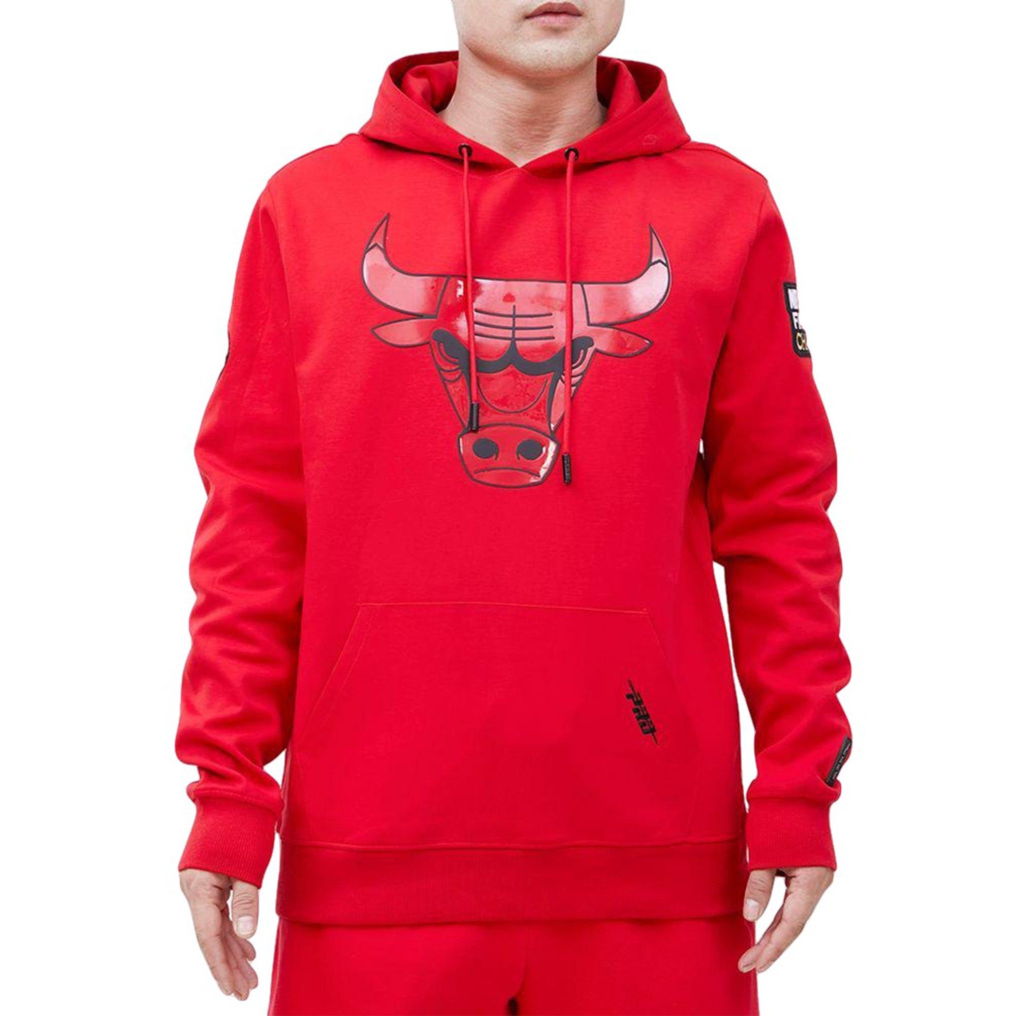Pro Standard Men's Chicago Bulls Cherry Mono Fleece Sweatpants, Red, Size: XXL, Fleece/Elastic