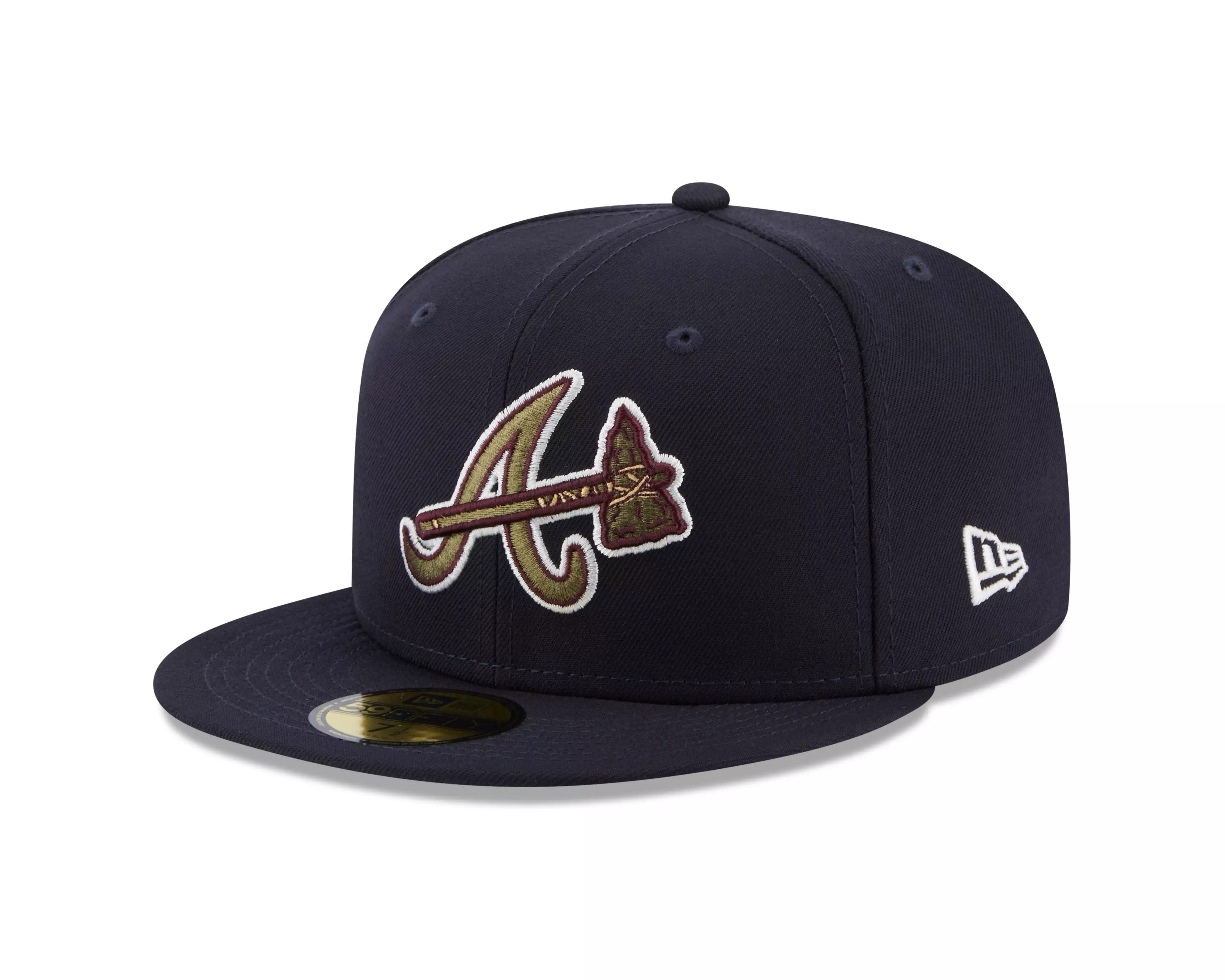 New Era Atlanta Braves Botanical 59FIFTY Fitted Hat - BLACK
