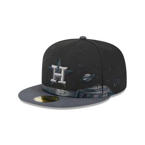 Men's New Era Navy Houston Astros Cooperstown Collection Logo 59FIFTY  Fitted Hat