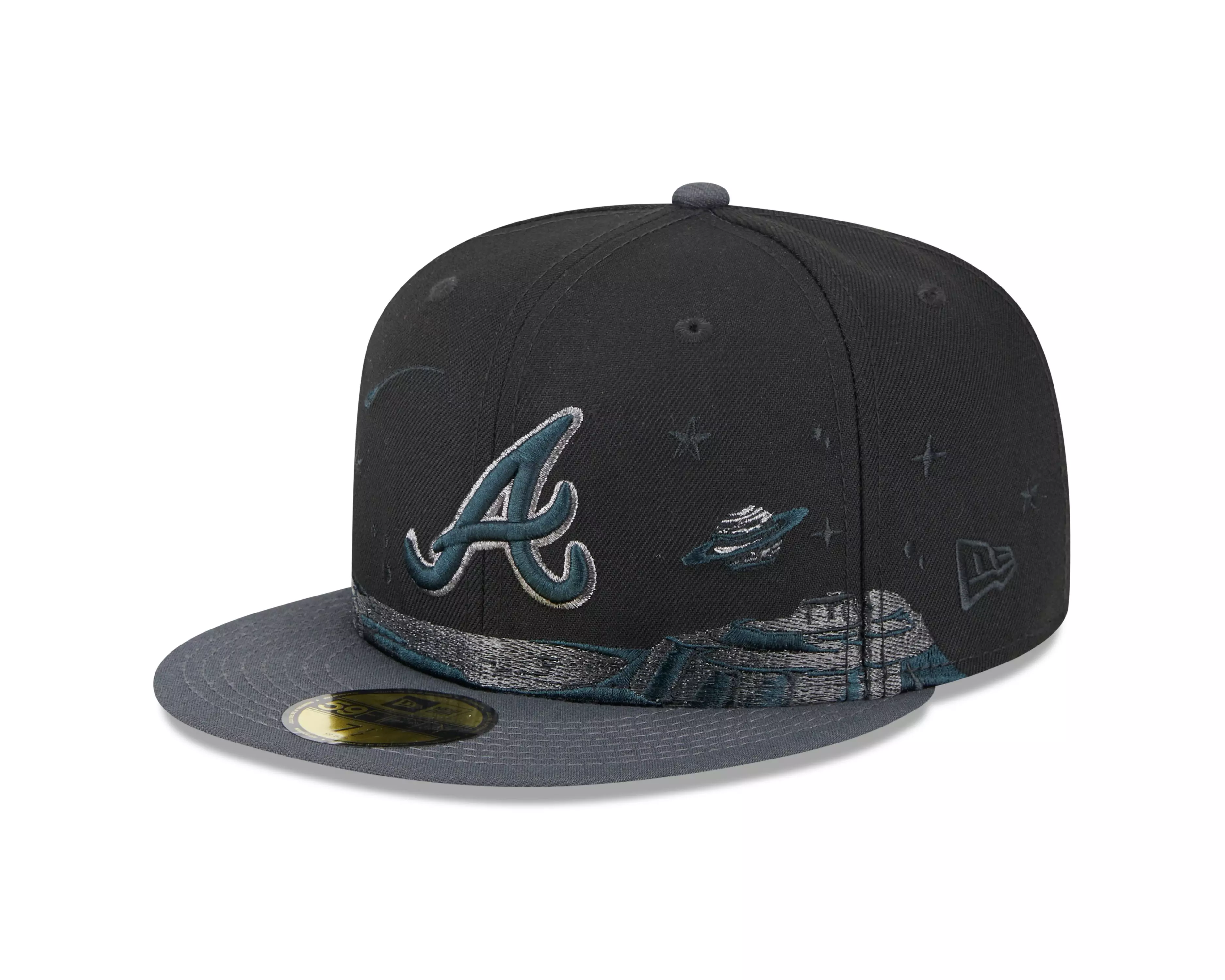 Atlanta Braves New Era 59FIFTY Fitted Hat - Black