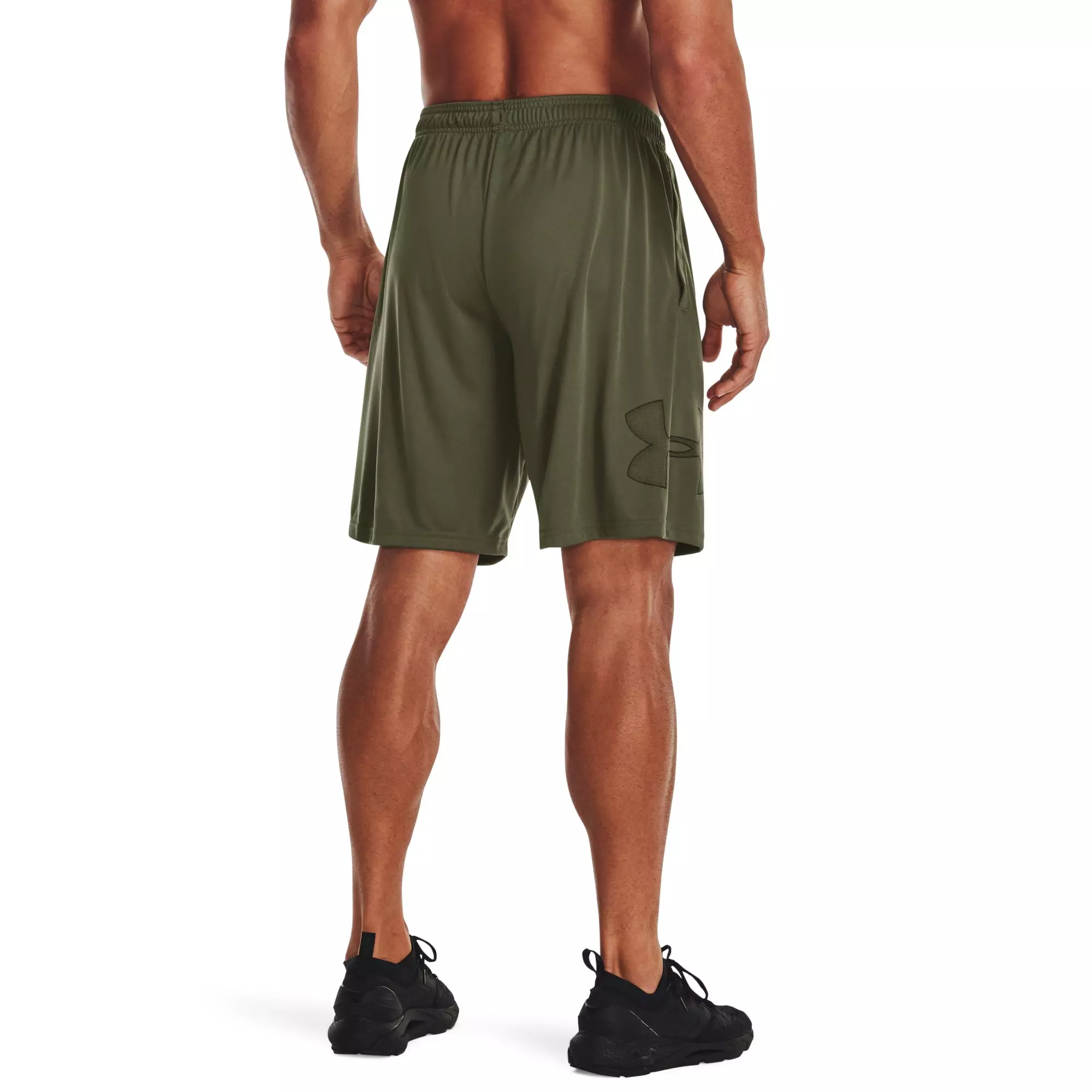 Under Armour Men's Tech Graphic Shorts-Green - GREEN