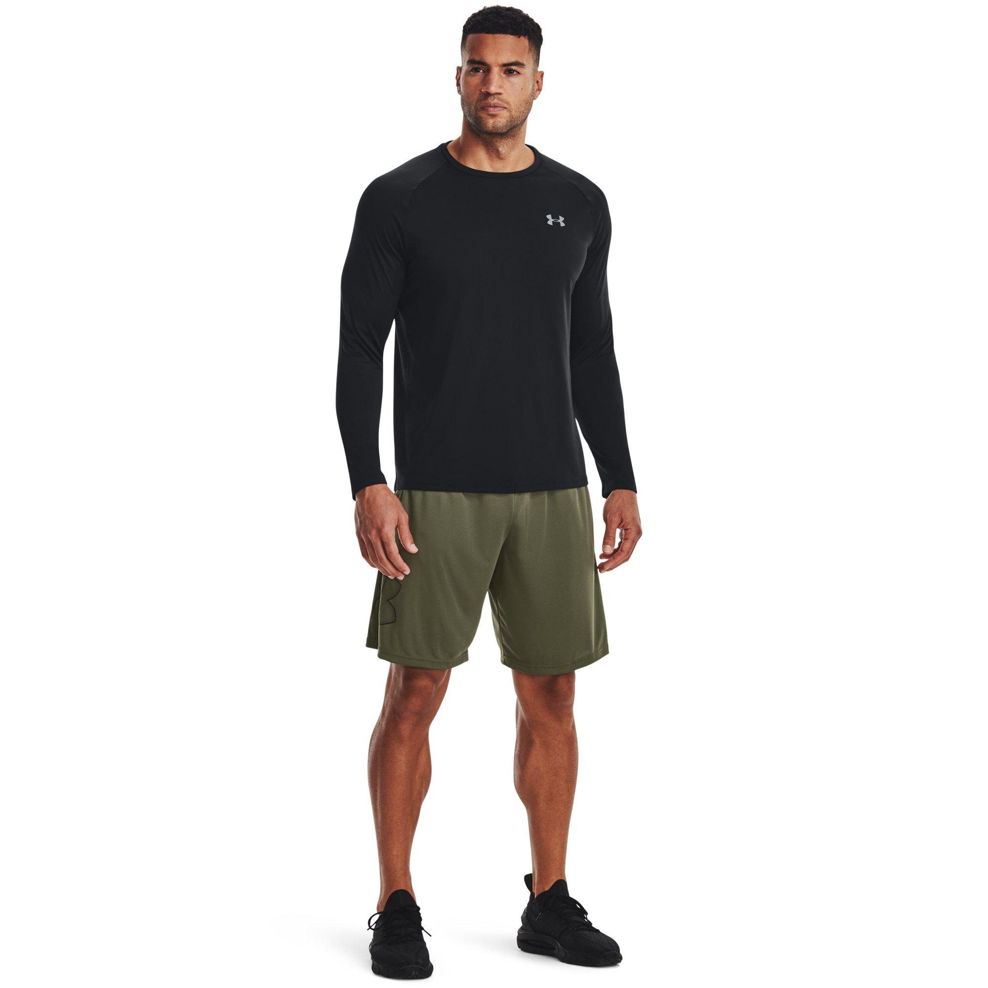 Under Armour Men's Tech Graphic Shorts-Green - GREEN Thumbnail View 3