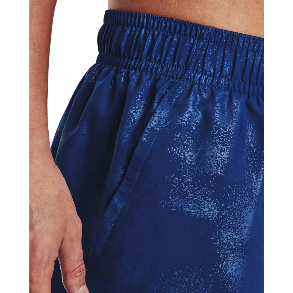 Under Armour Men's Woven Emboss Shorts-Blue - BLUE