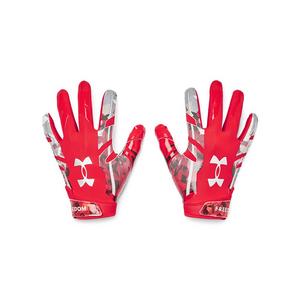 red lv football gloves