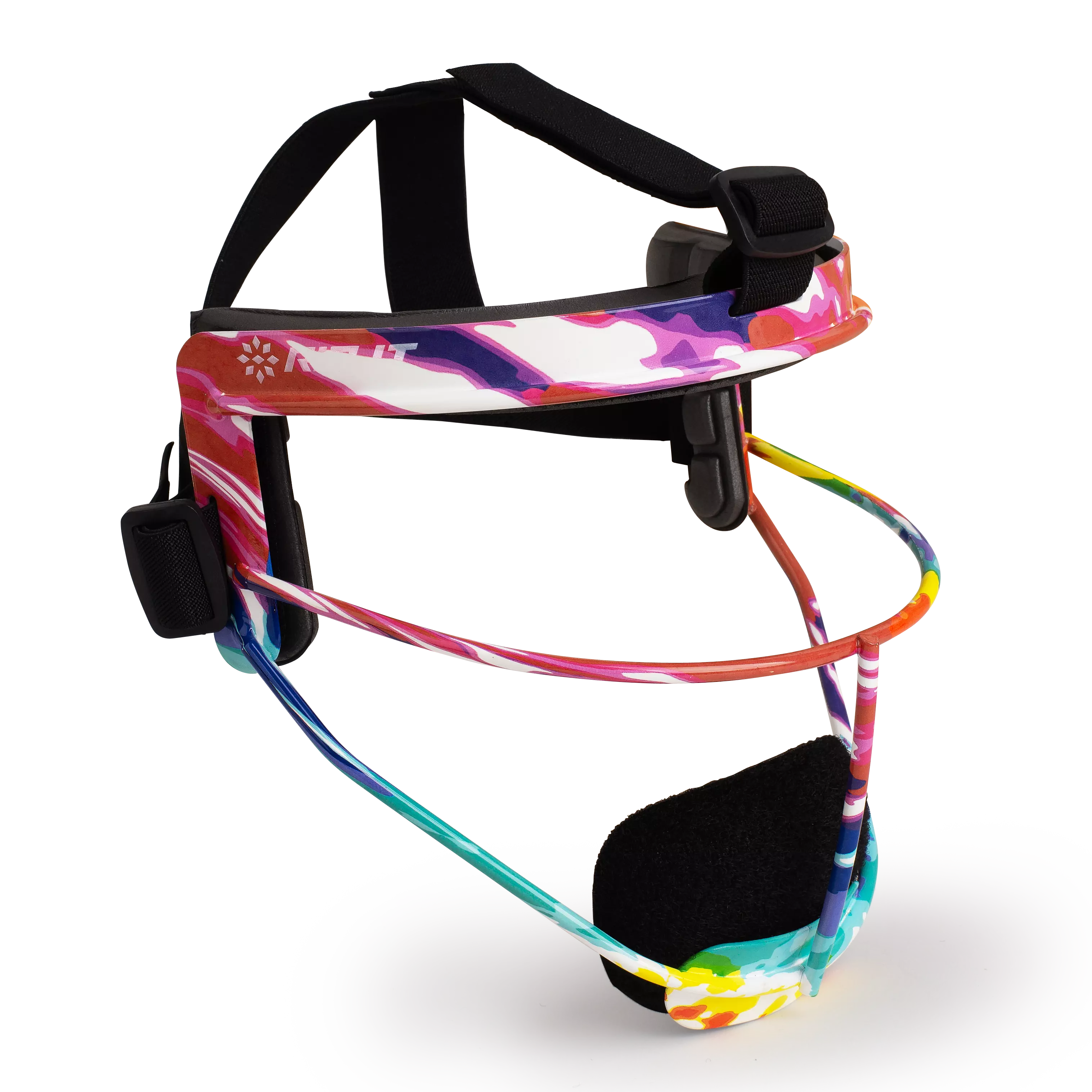 RIP-IT Women's Defense Pro Softball Fielders Mask - Tie Dye - MULTI-COLOR