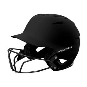 EvoShield XVT 2.0 Matte Black Batting Helmet w/ Facemask
