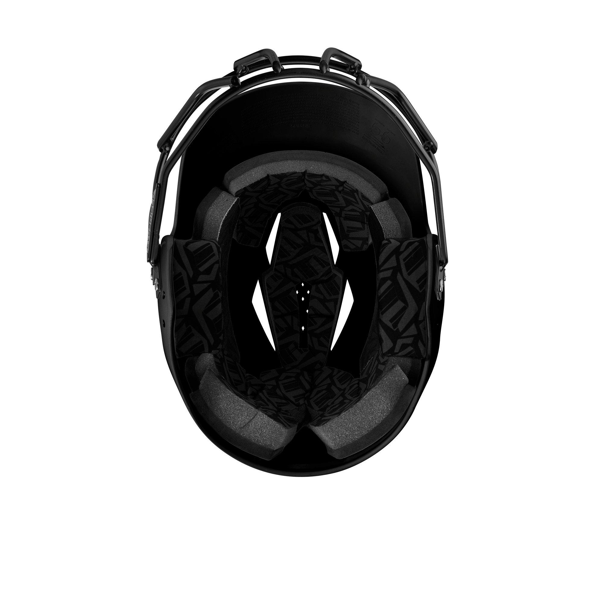 EvoShield XVT Matte Black 2.0 Batting Helmet w/ Facemask