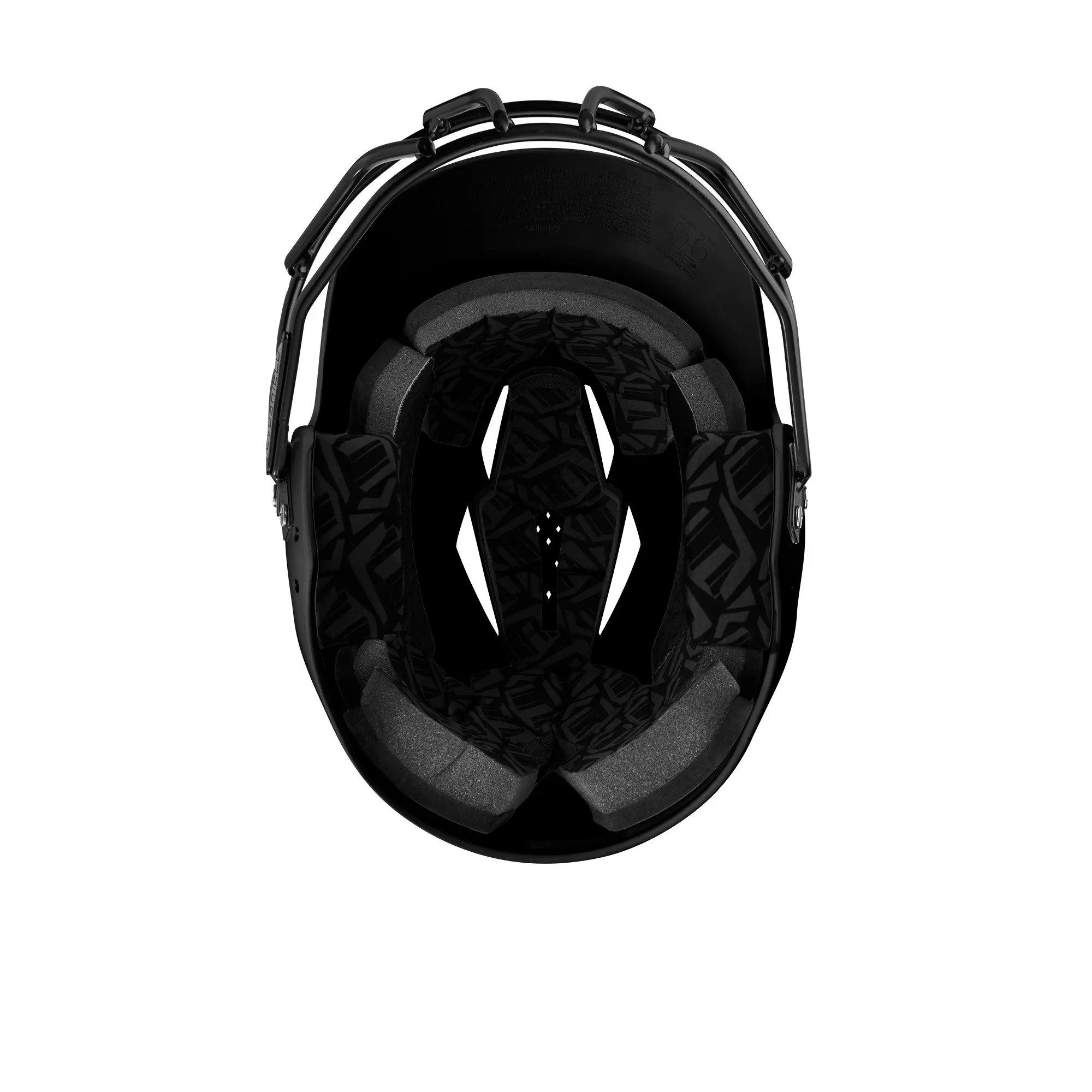 EvoShield XVT 2.0 Matte Black Batting Helmet w/ Facemask - BLACK