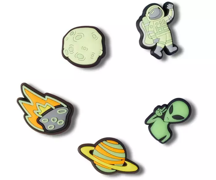 Crocs Jibbitz Out of Space Charms-5PK - MULTI-COLOR