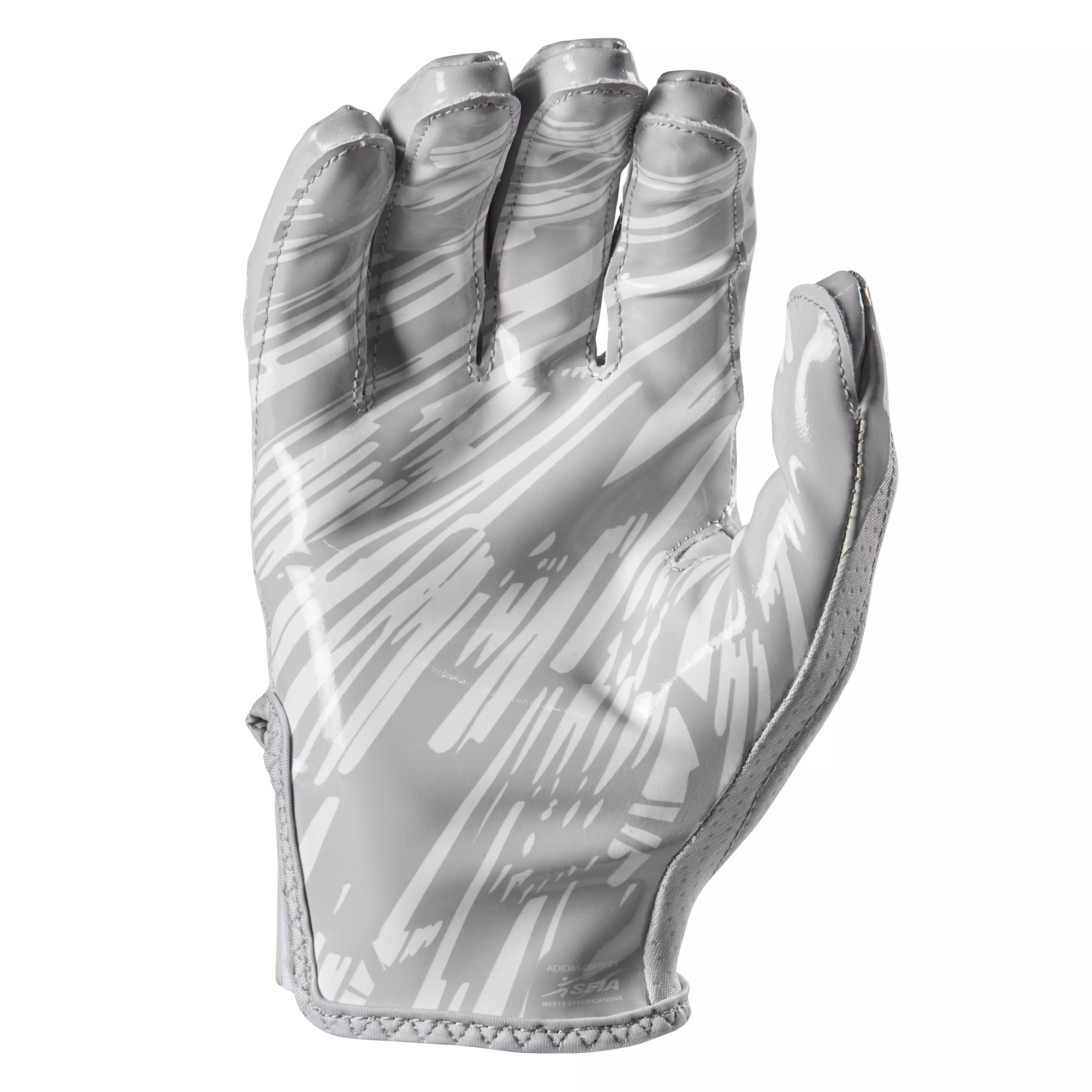 adidas Freak 6.0 Football Receiver Gloves - Grey/White - GREY/WHITE