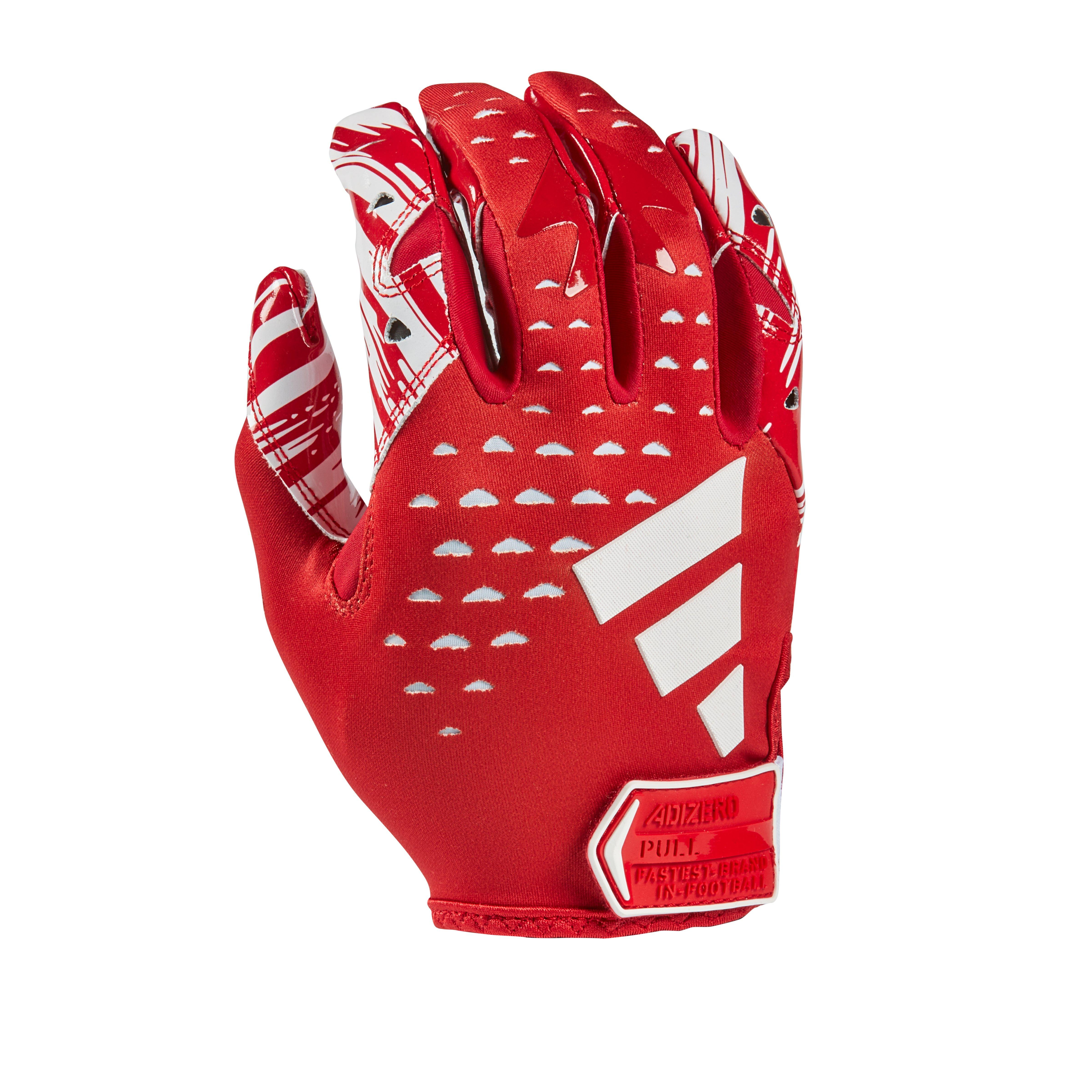 Red Football Gloves, Football Equipment, Hibbett